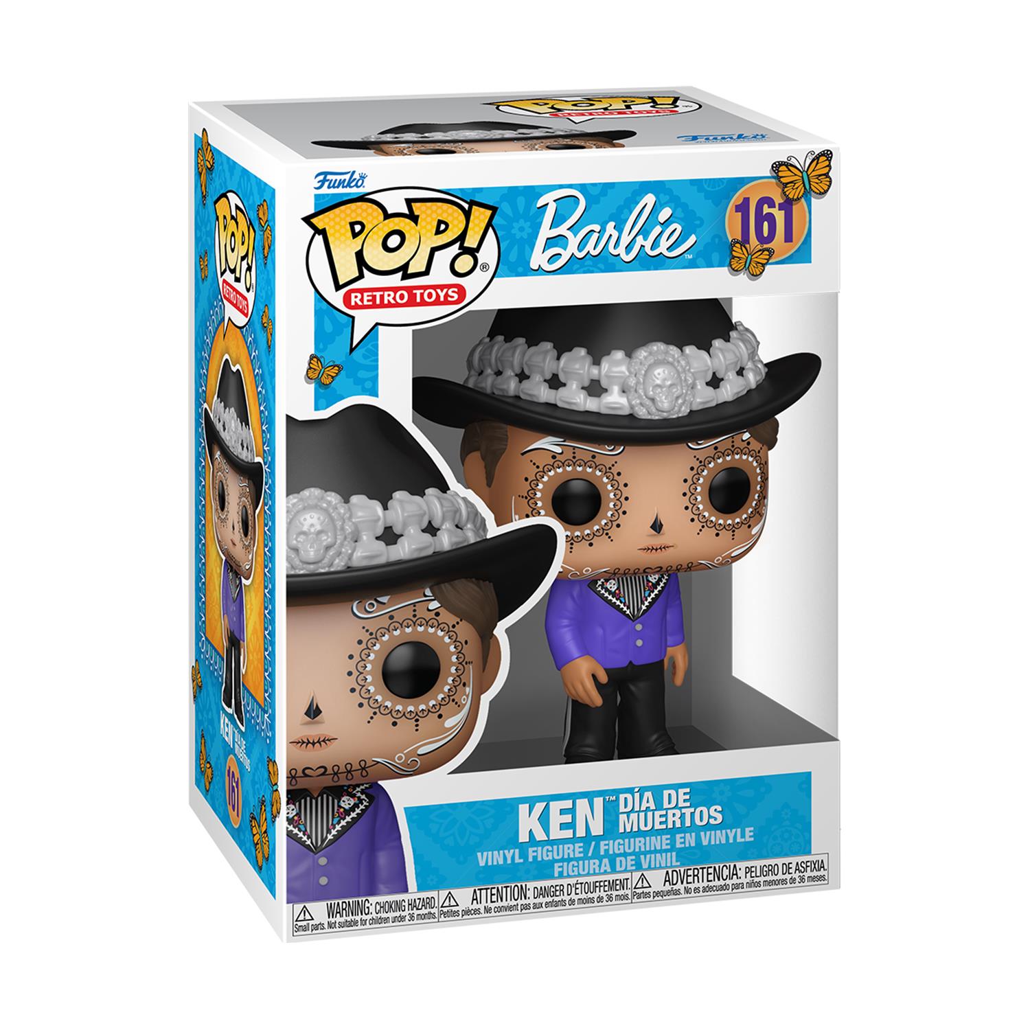 Funko Pop! Retro Toys: Barbie - Ken Dia de Muertos #161 Vinyl Figure