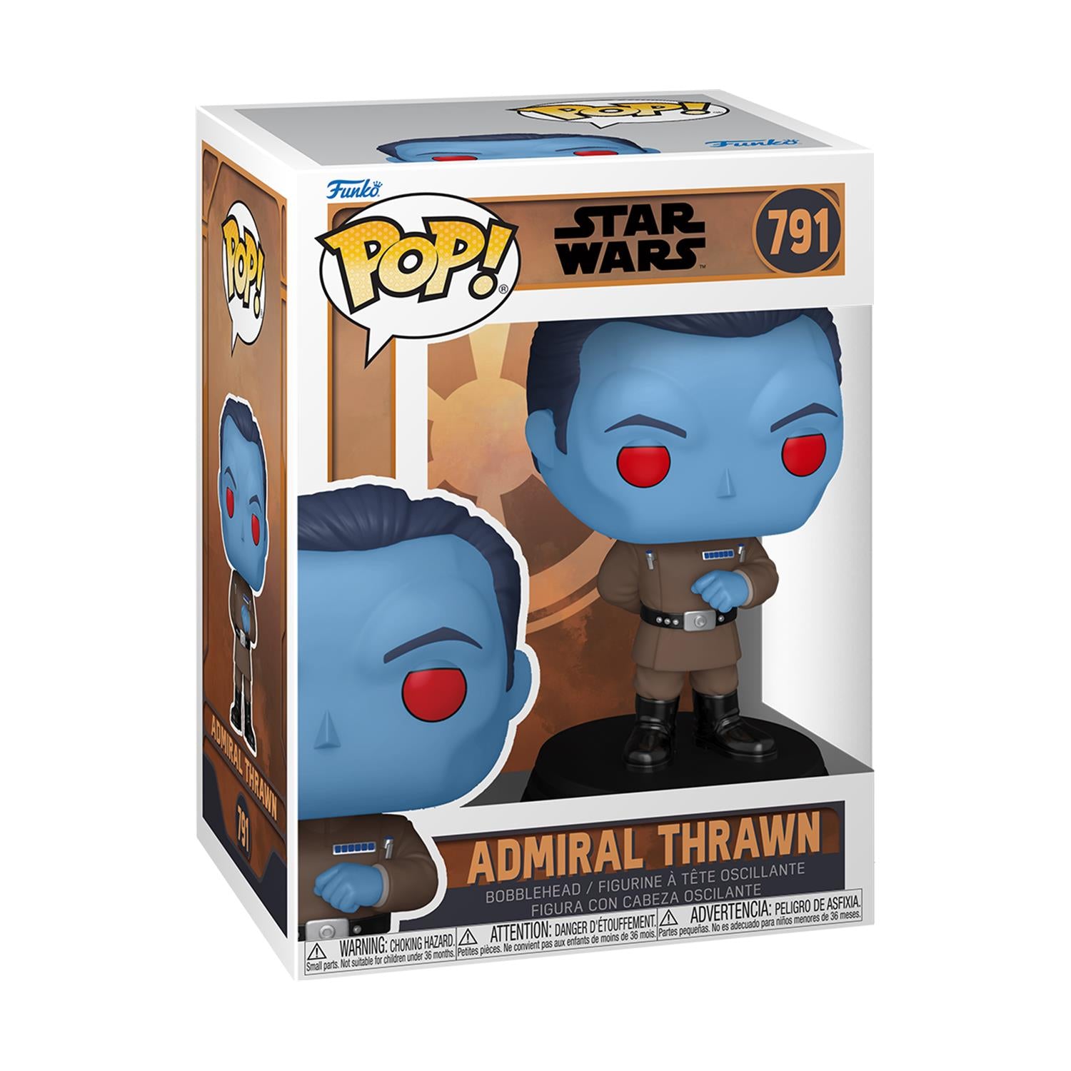 Funko Pop! Star Wars: Tales of the Empire - Admiral Thrawn #791 Bobble-Head Vinyl Figure