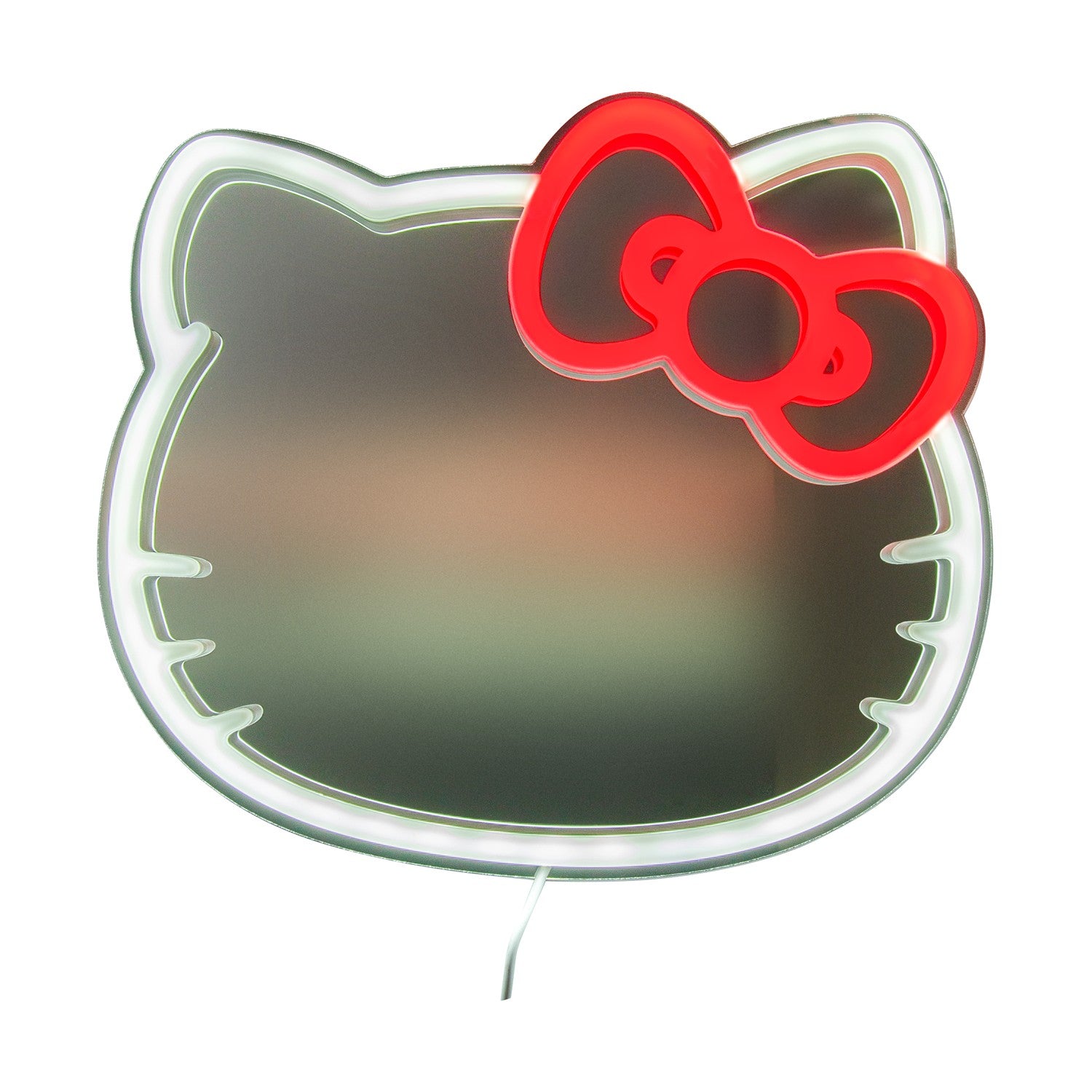 Paladone: Hello Kitty Wall Mountable LED Neon Mirror (PP14620HKVN) - Sunday Habit