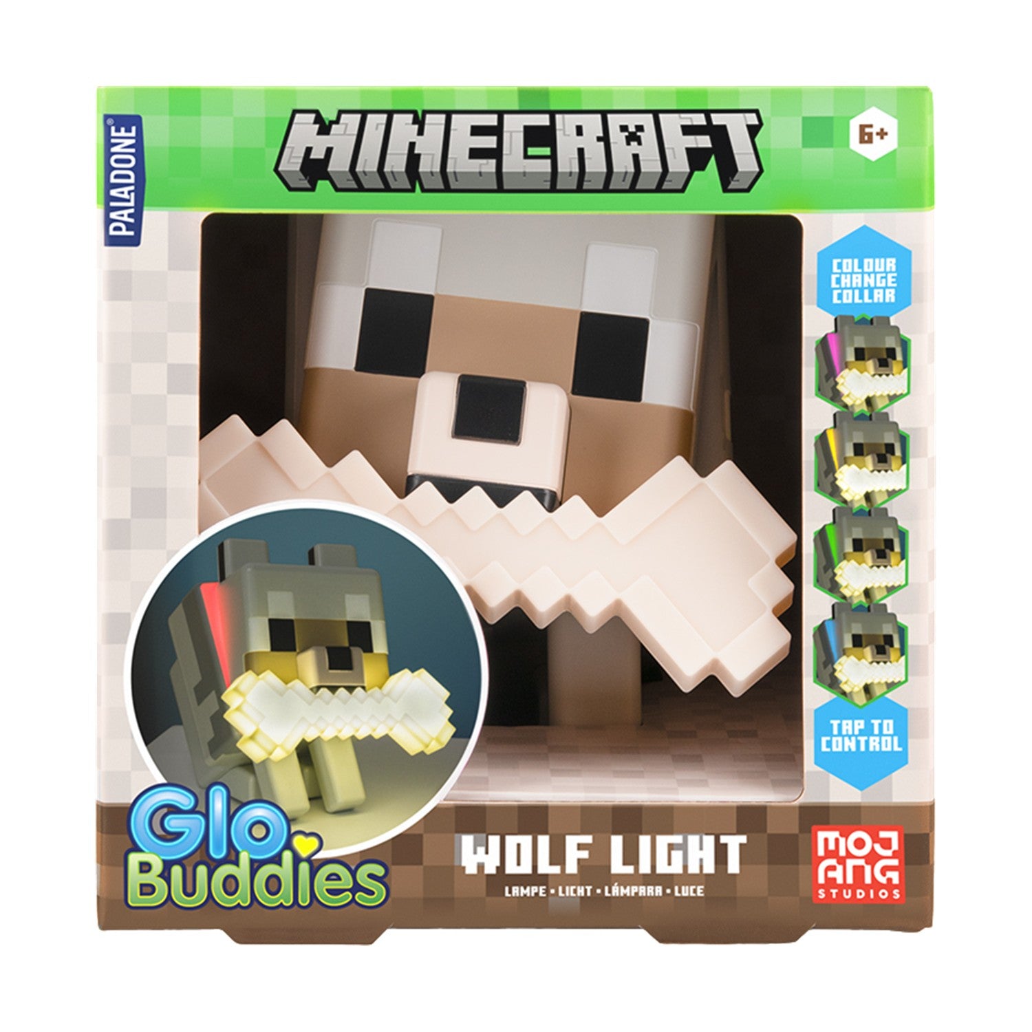 Paladone GloBuddies: Minecraft - Wolf Light (PP14761MCF)