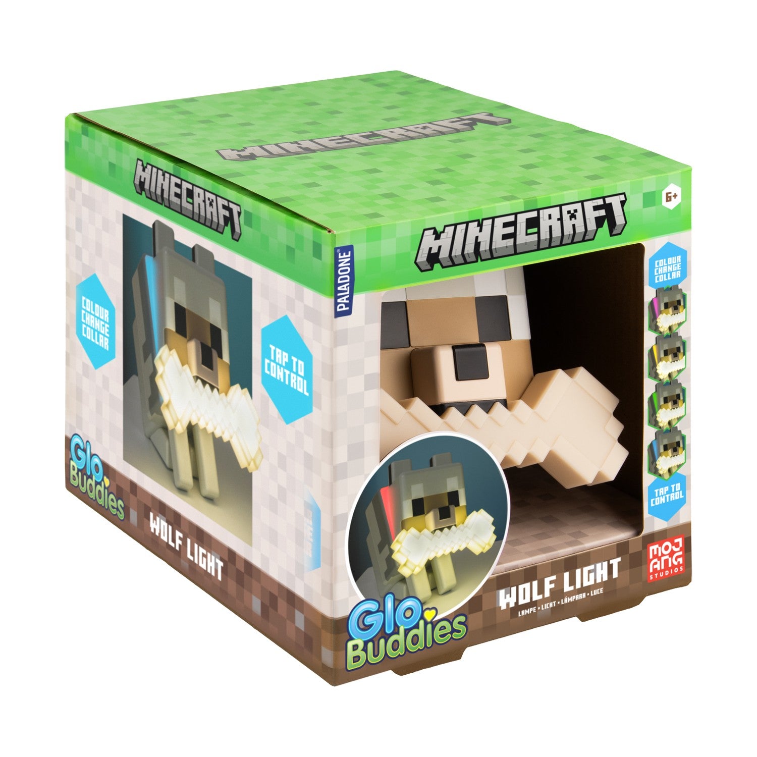 Paladone GloBuddies: Minecraft - Wolf Light (PP14761MCF)