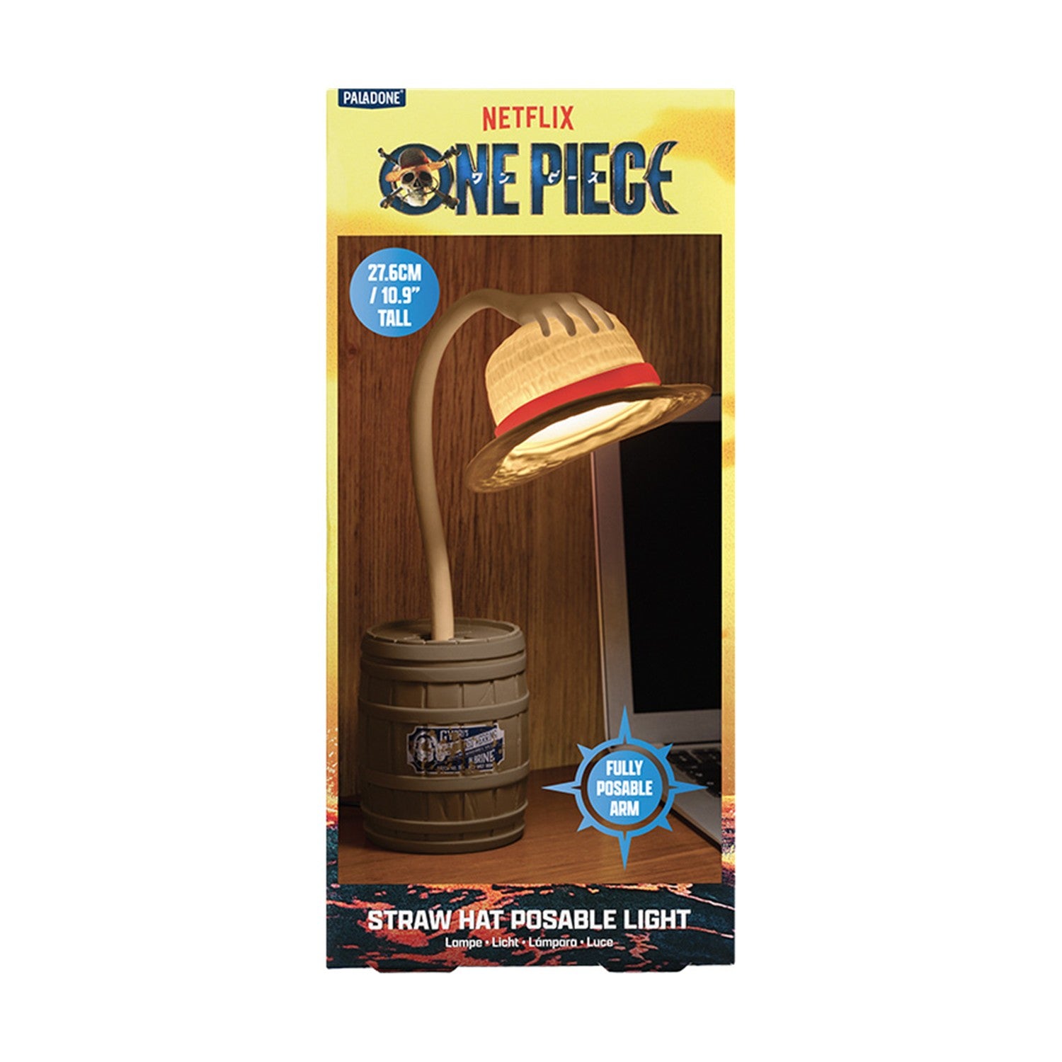 Paladone: One Piece - Straw Hat Posable Light (PP14468OPNF) - Sunday Habit