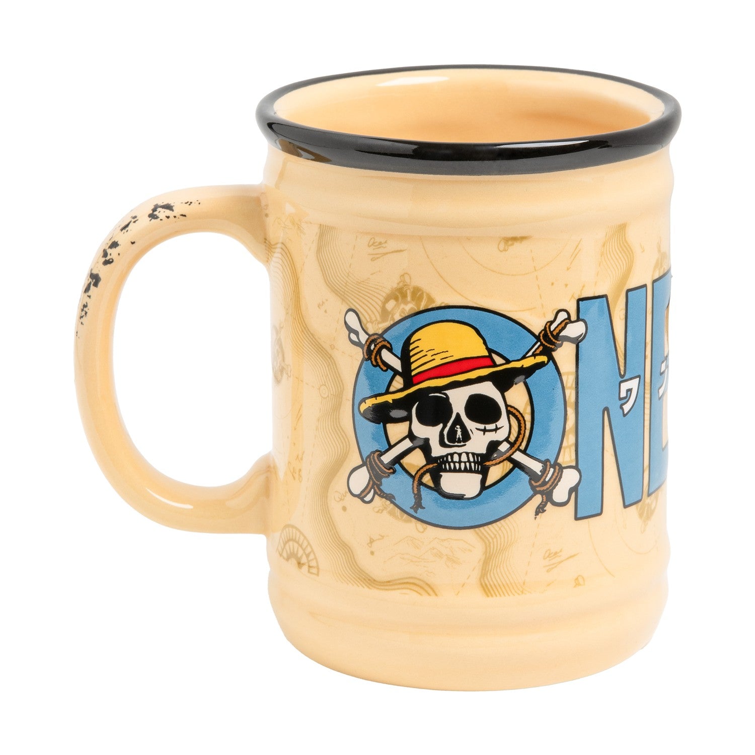Paladone: One Piece - Jolly Roger Shaped Mug (PP14651OPNF) - Sunday Habit