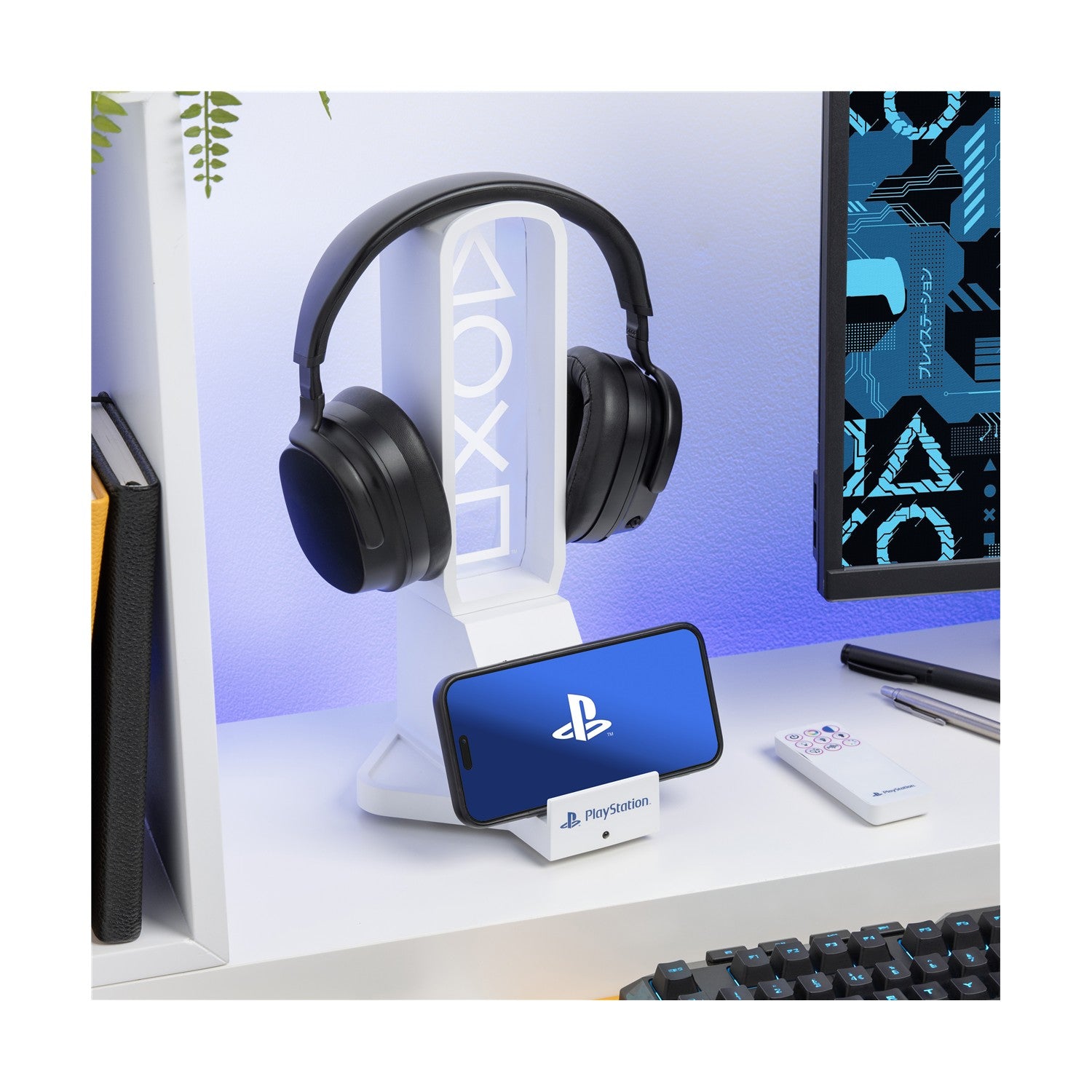 Paladone: Playstation - Desk Headphone Stand With Light (PP14328PS) - Sunday Habit