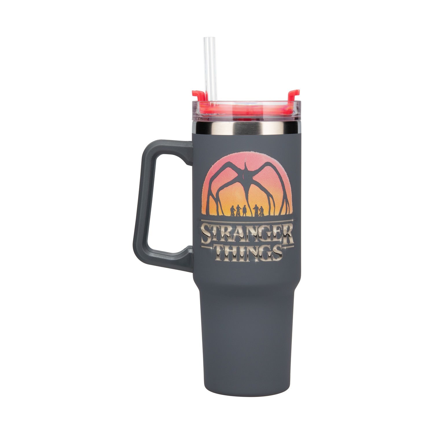 Paladone: Stranger Things 5 - 900ml Insulated Cup And Straw (PP14605ST) - Sunday Habit