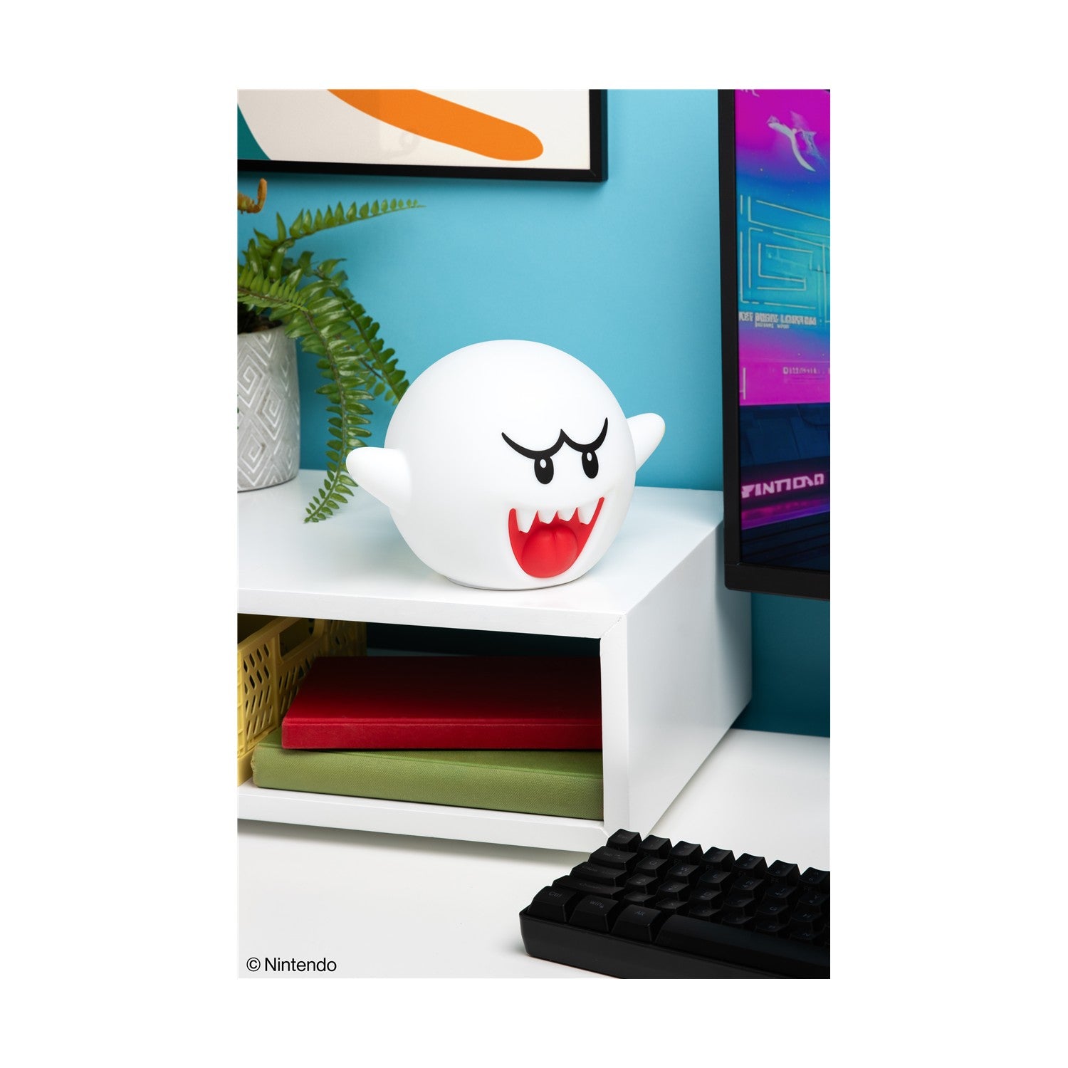 Paladone SquishyGlo: Super Mario - Boo Silicone Light Rechargeable (PP13137NN) - Sunday Habit