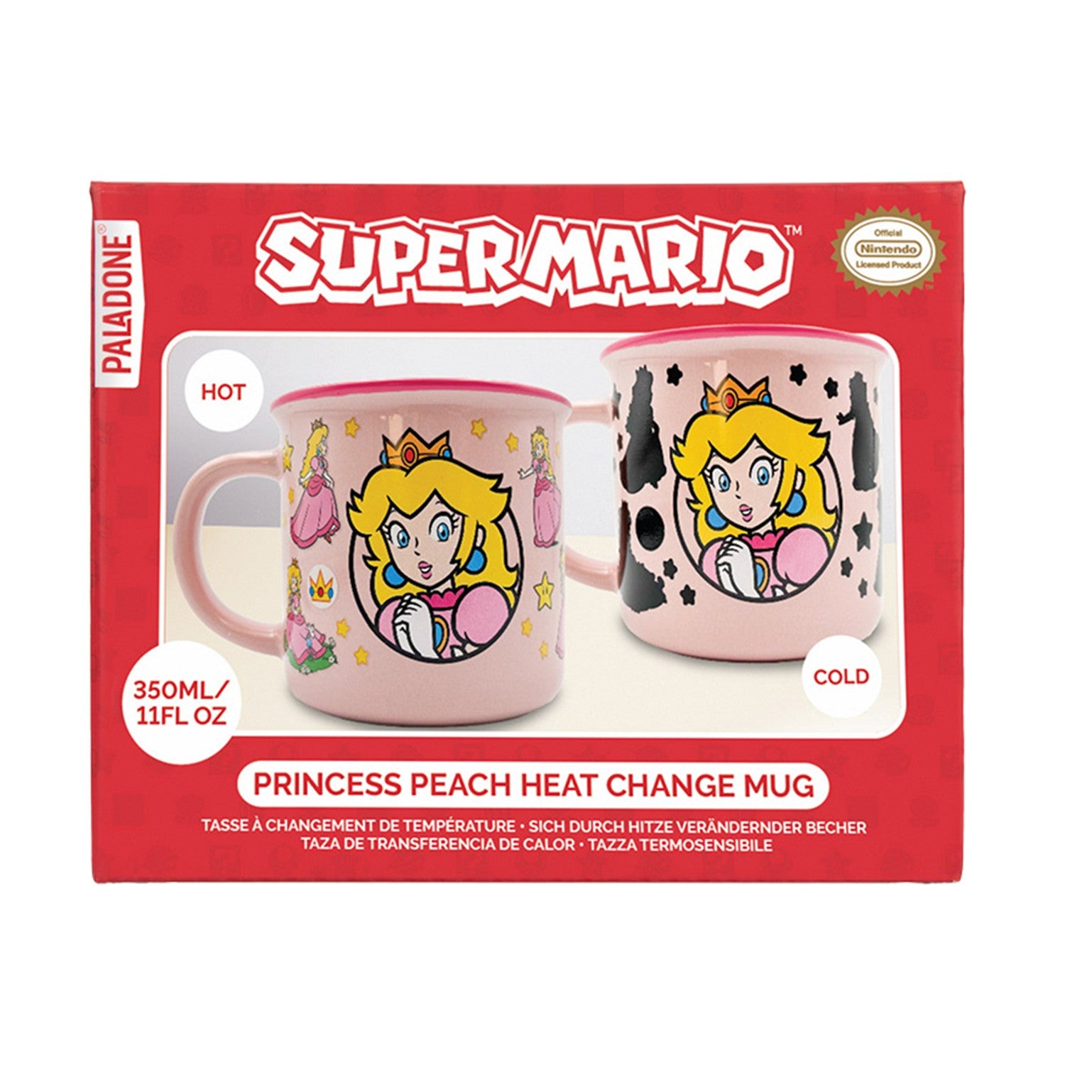 Paladone: Super Mario - Princess Peach Heat Change Mug (PP14753NN) - Sunday Habit