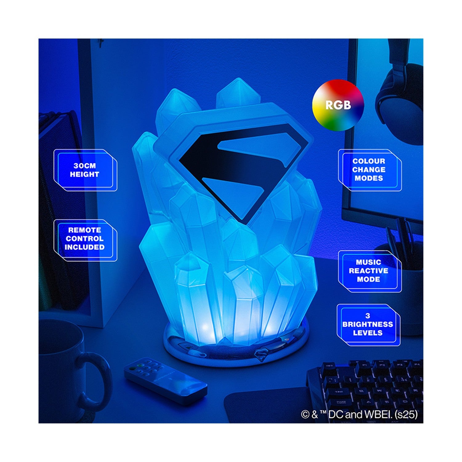 Paladone: DC Superman - Fortress of Solitude Light (PP14840SMT) - Sunday Habit