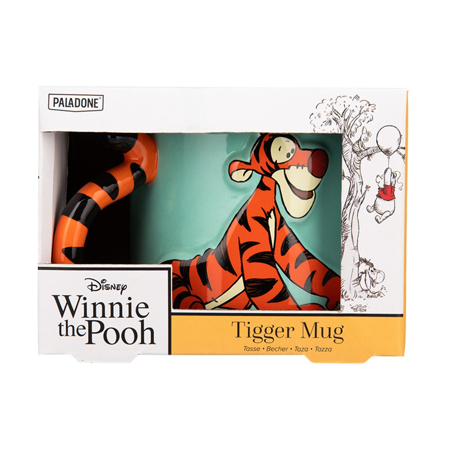 Paladone: Disney Winnie The Pooh - Tigger Shaped Mug (PP14601WP) - Sunday Habit