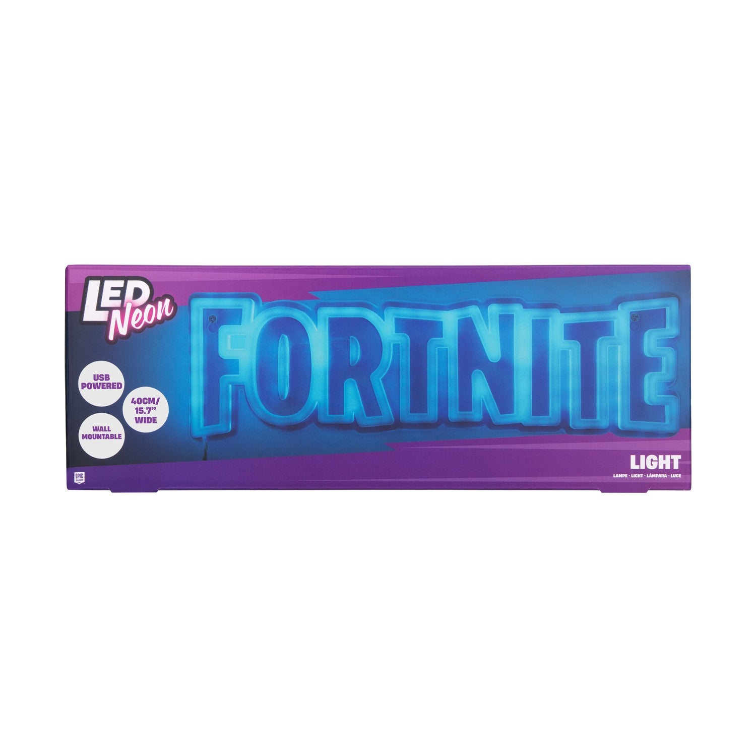 Paladone: Fortnite - Wall Mountable LED Neon Light (PP14621FOVN) - Sunday Habit