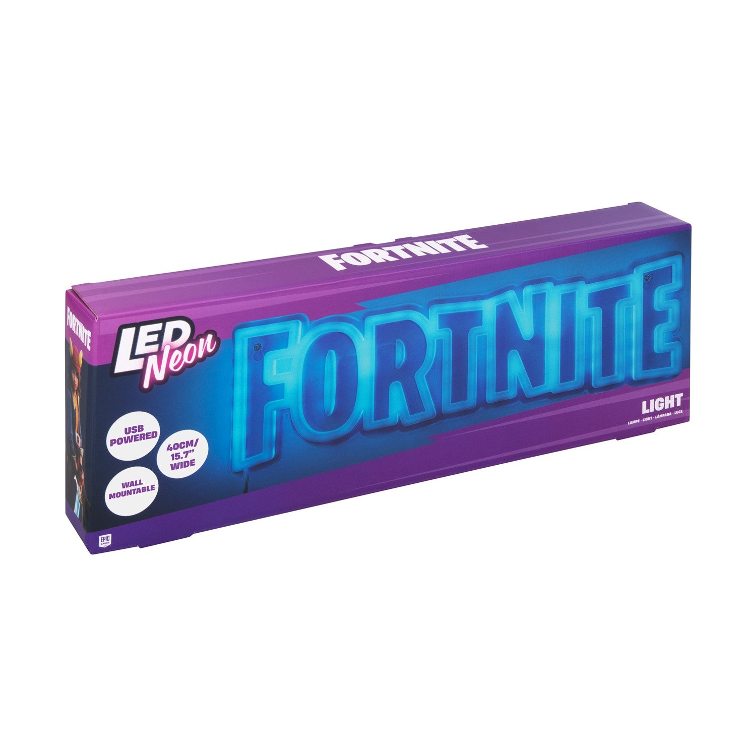 Paladone: Fortnite - Wall Mountable LED Neon Light (PP14621FOVN) - Sunday Habit