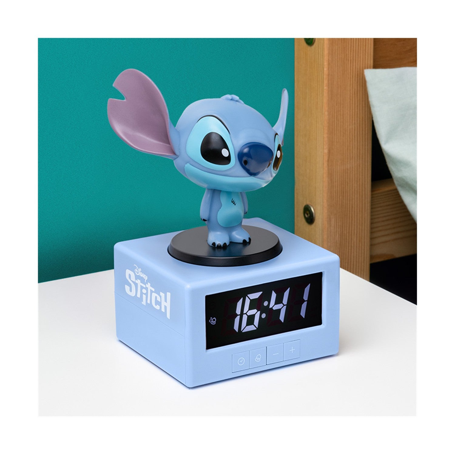 Paladone Icons Stitch Будилник Disney С LED дисплей Синьо - Sunday Habit