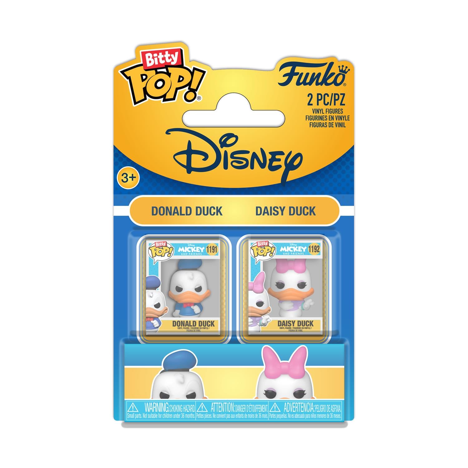 Funko Bitty Pop! 2-pack: Disney - Donald & Daisy Vinyl Figures - Sunday Habit