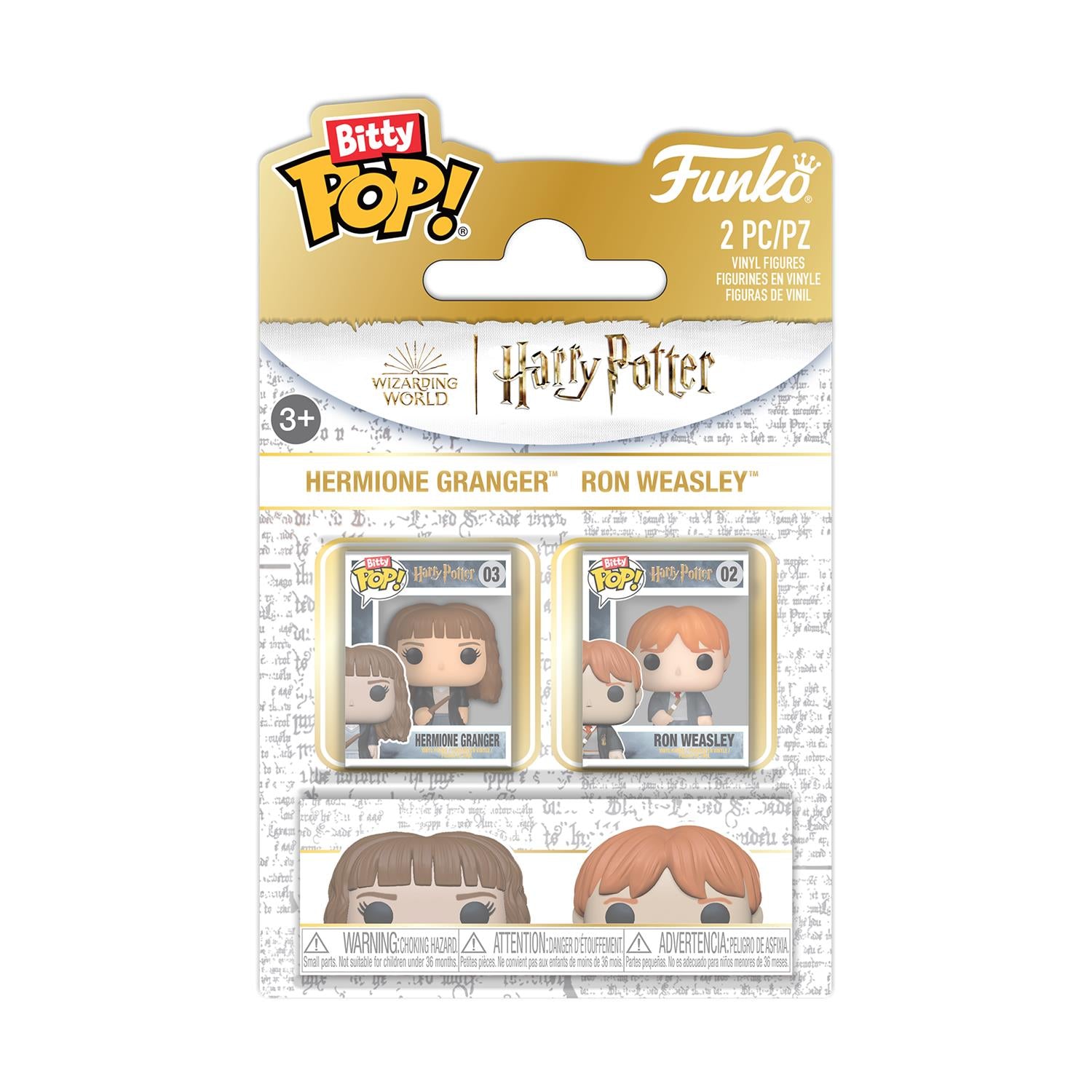 Funko Bitty Pop! 2-pack: Harry Potter - Ron & Hermione Vinyl Figures - Sunday Habit
