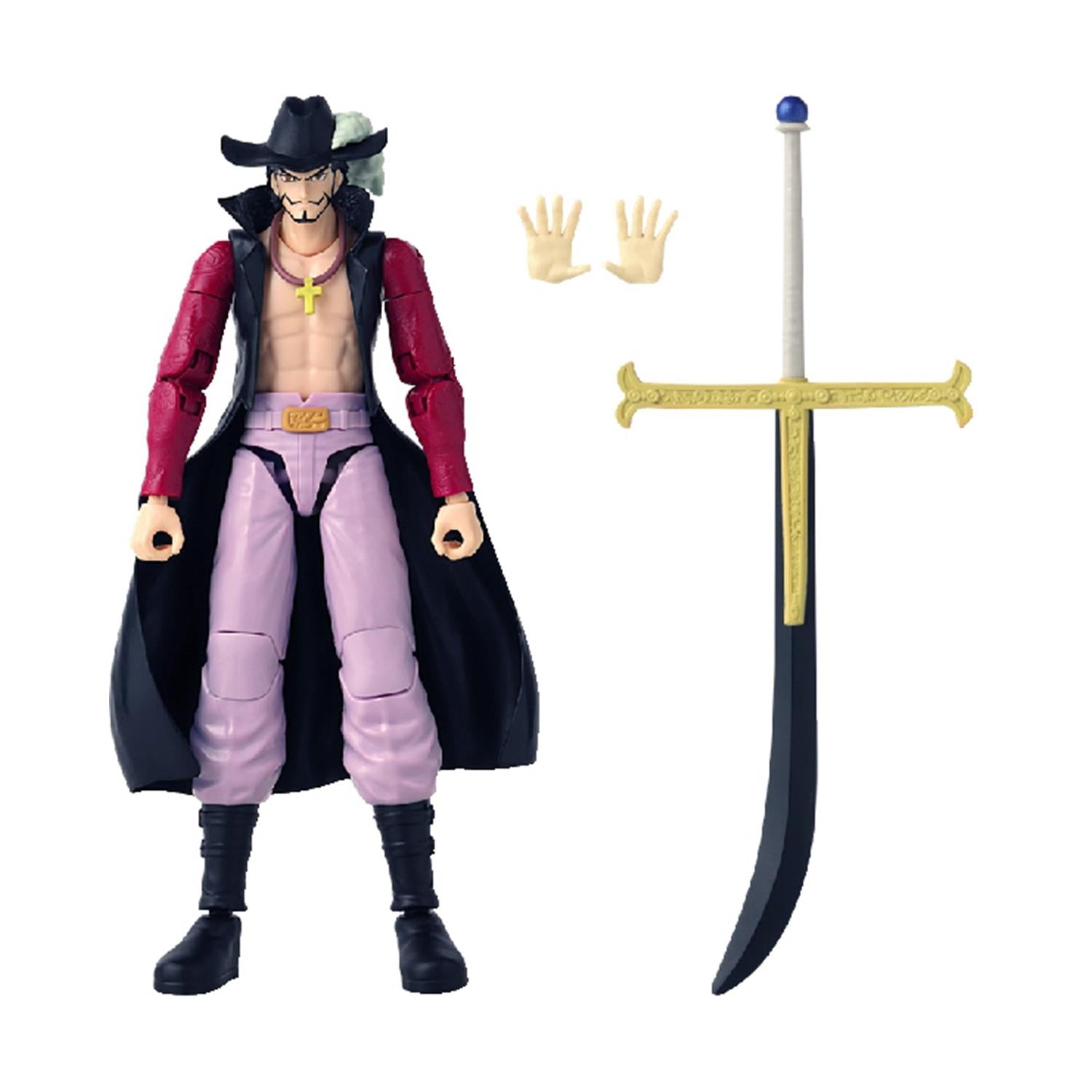 Bandai Anime Heroes: One Piece - Dracule Mihawk Action Figure (37053)