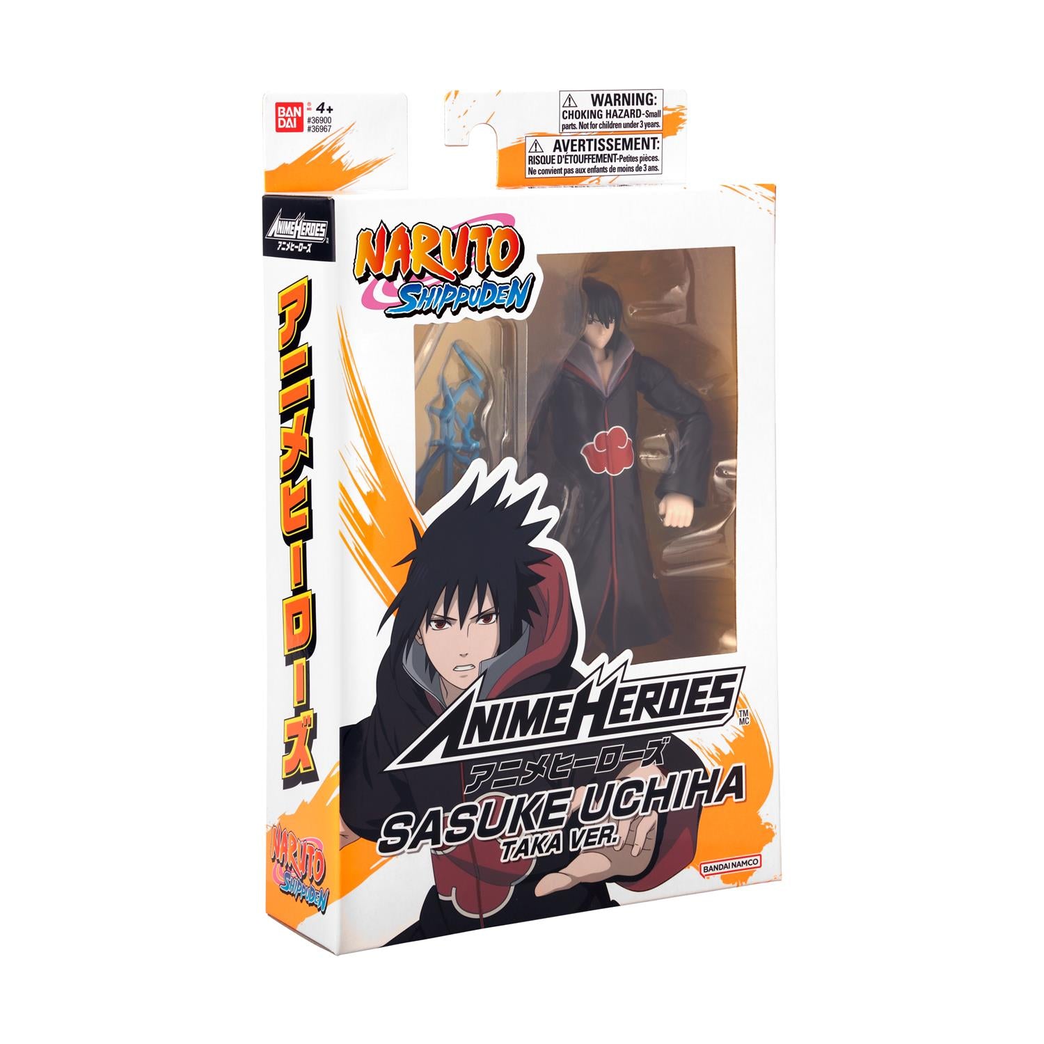 Bandai Anime Heroes: Naruto - Sasuke (ver. Taka) Action Figure (36967)