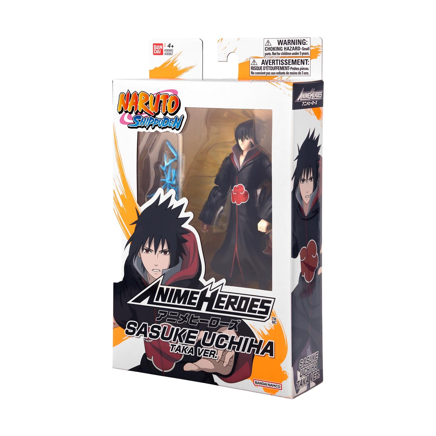 Bandai Anime Heroes: Naruto - Sasuke (ver. Taka) Action Figure (36967)