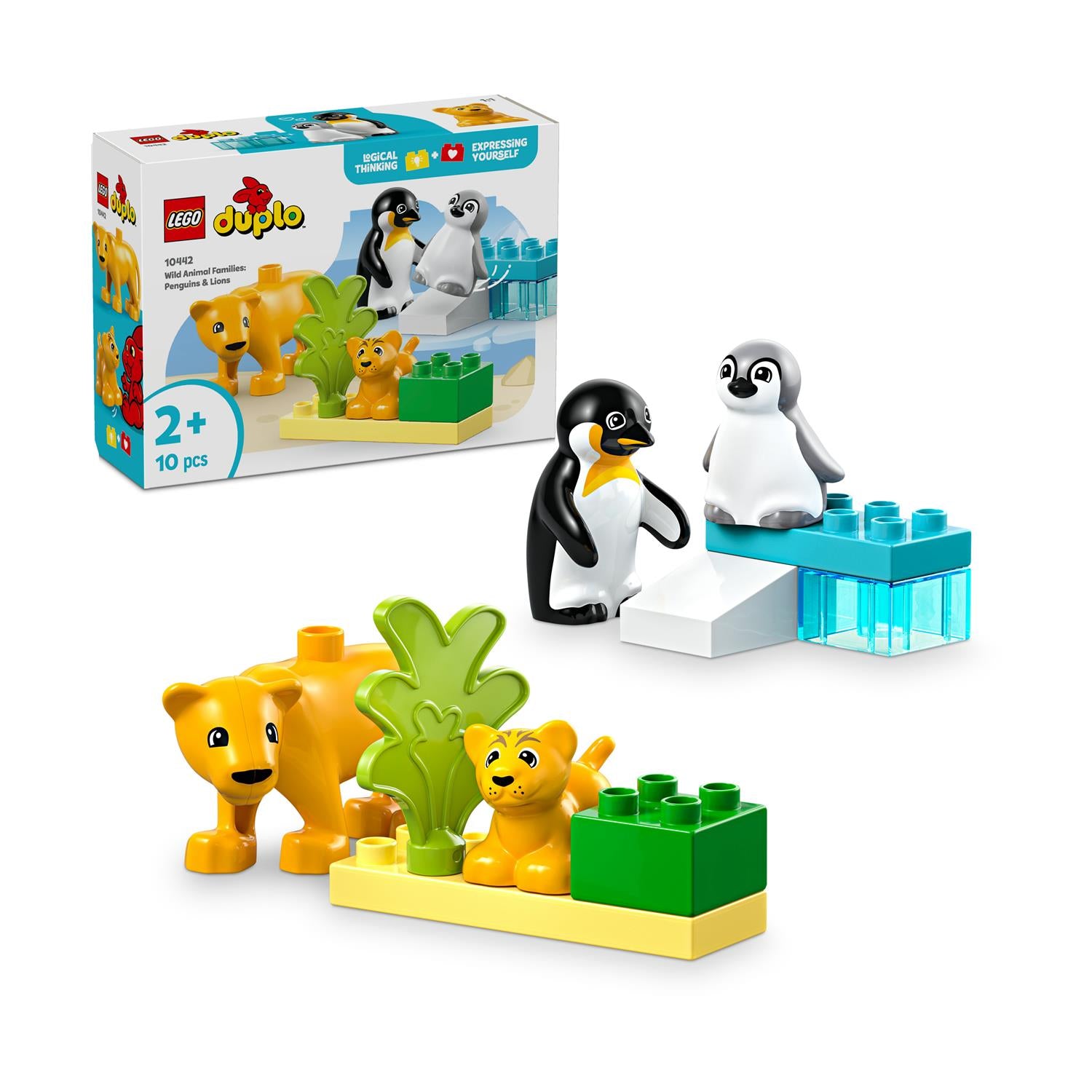 LEGO® DUPLO®: Wild Animal Families: Penguins & Lions (10442) - Sunday Habit