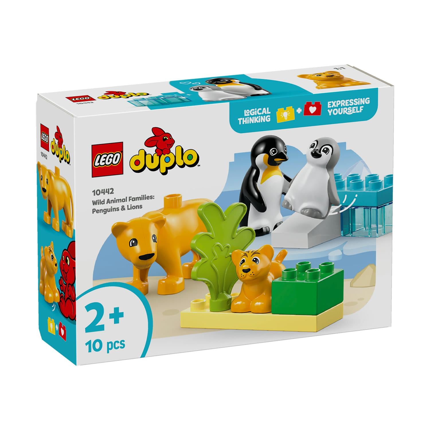 LEGO® DUPLO®: Wild Animal Families: Penguins & Lions (10442) - Sunday Habit