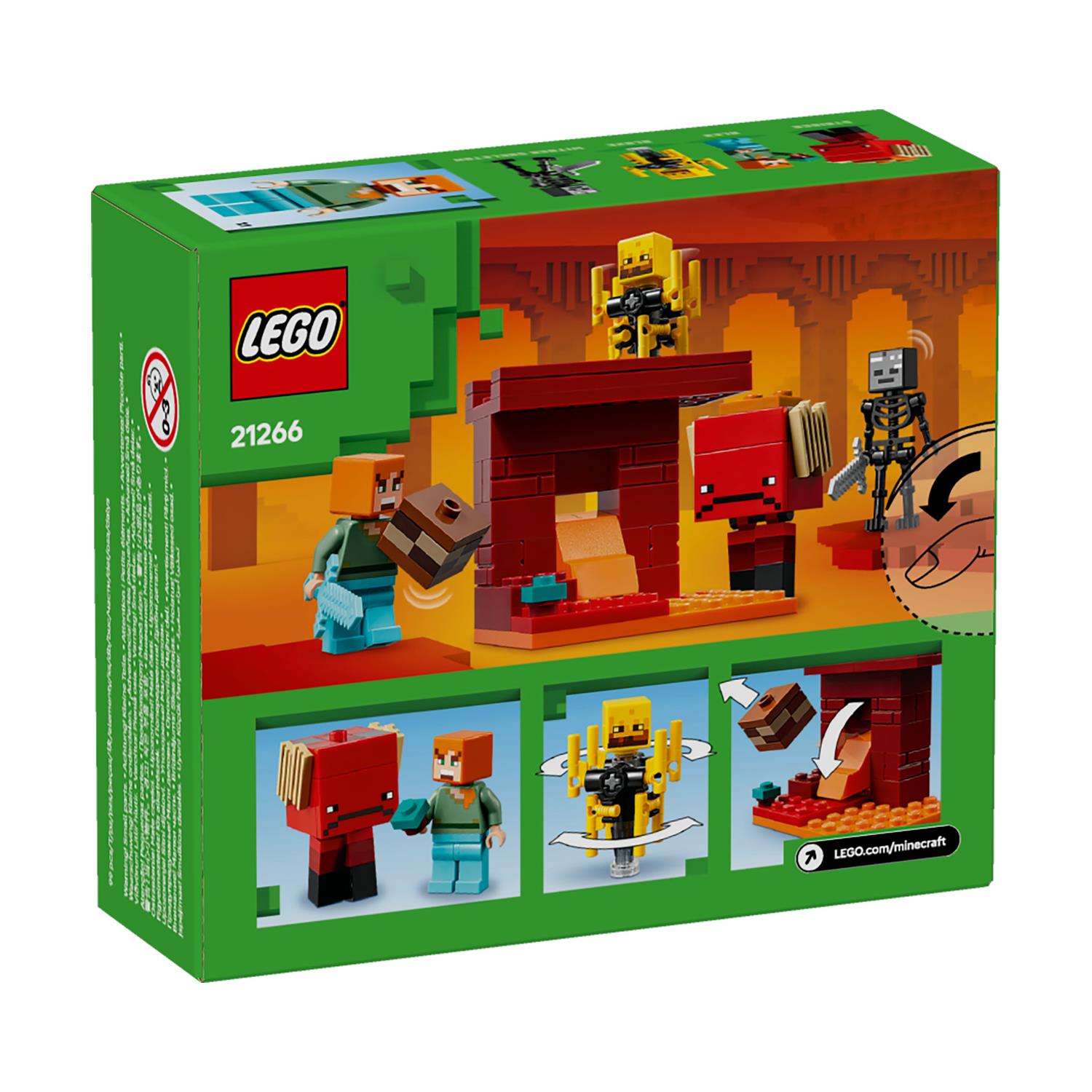 LEGO® Minecraft®: The Nether Lava Battle (21266) - Sunday Habit