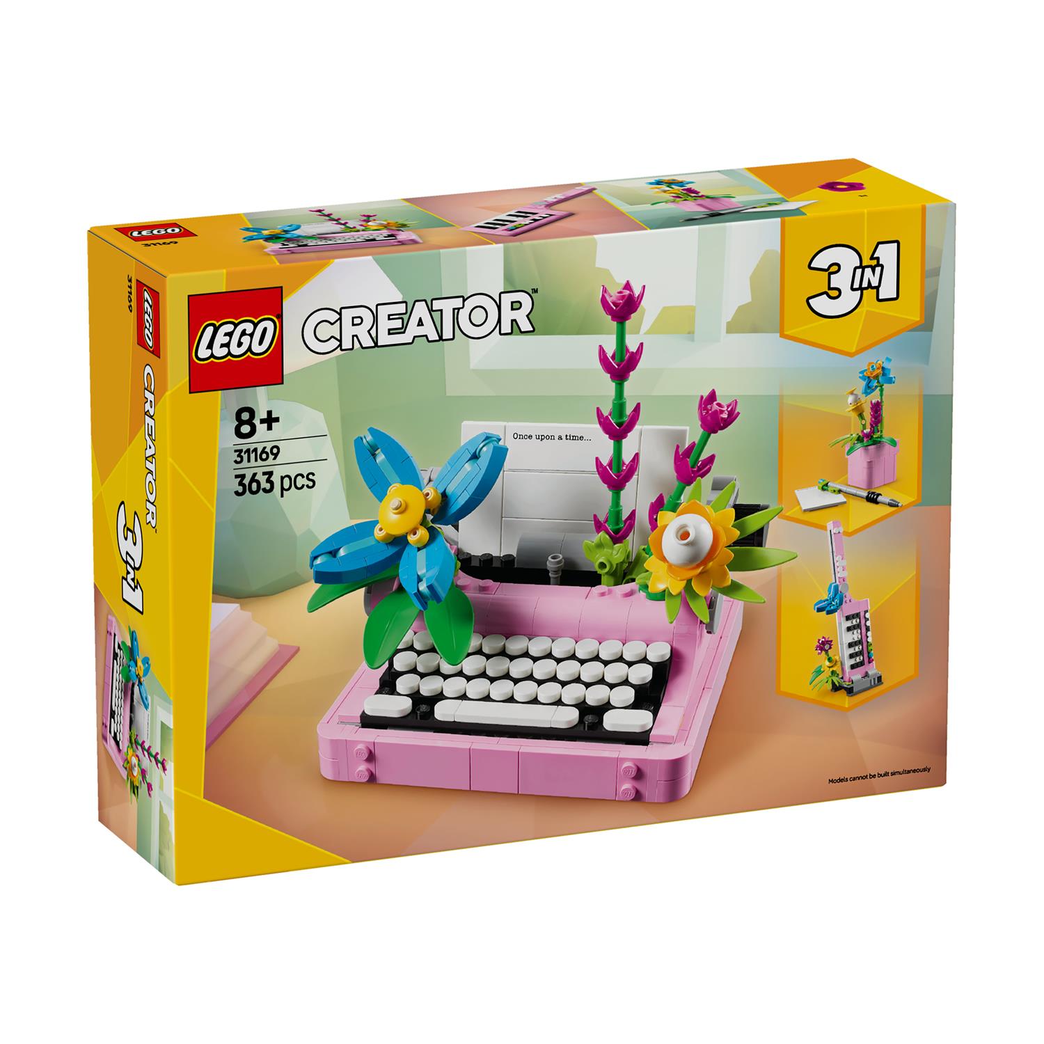 LEGO® Creator: Typewriter with Flowers (31169) - Sunday Habit