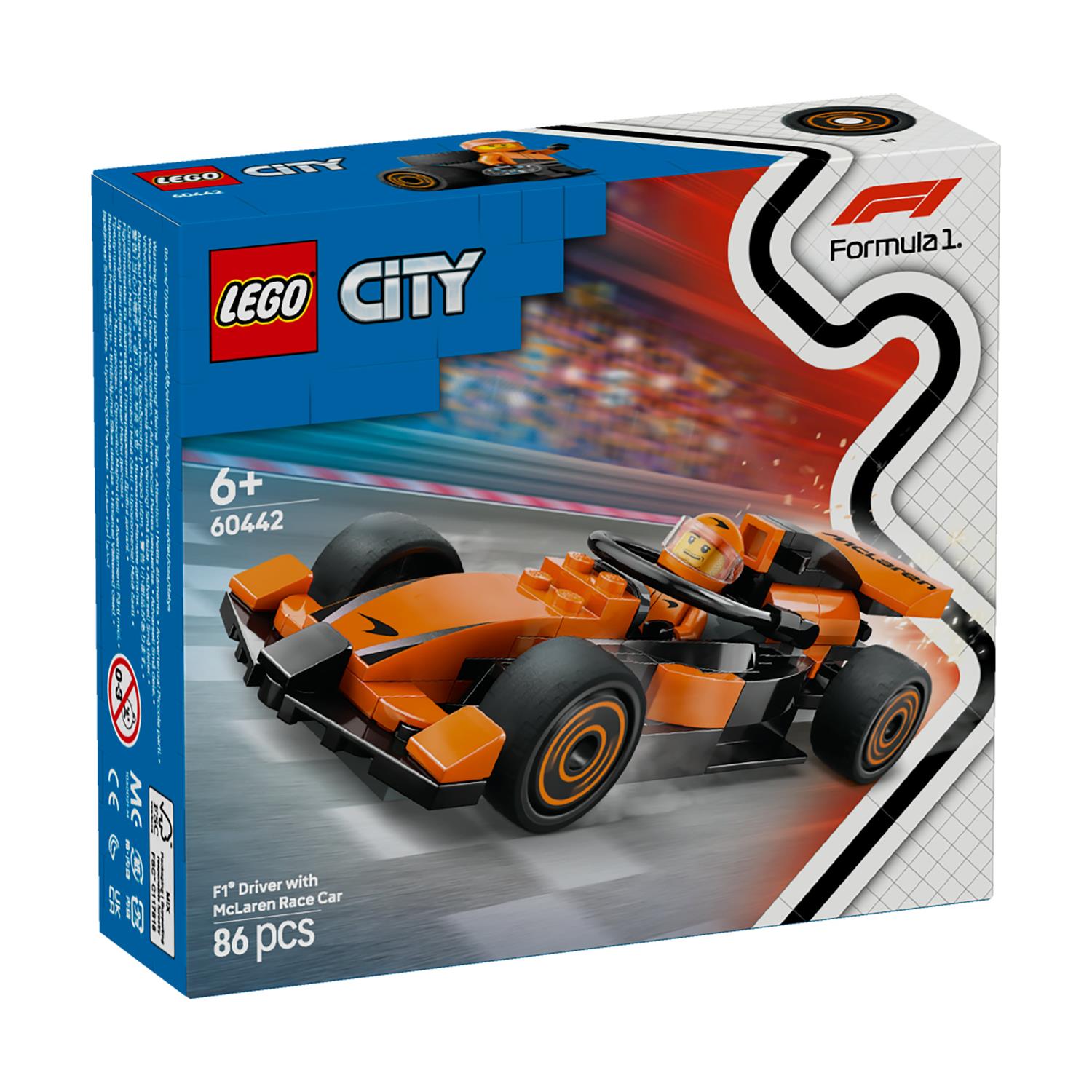 LEGO® City: F1® Driver with McLaren Race Car (60442) - Sunday Habit