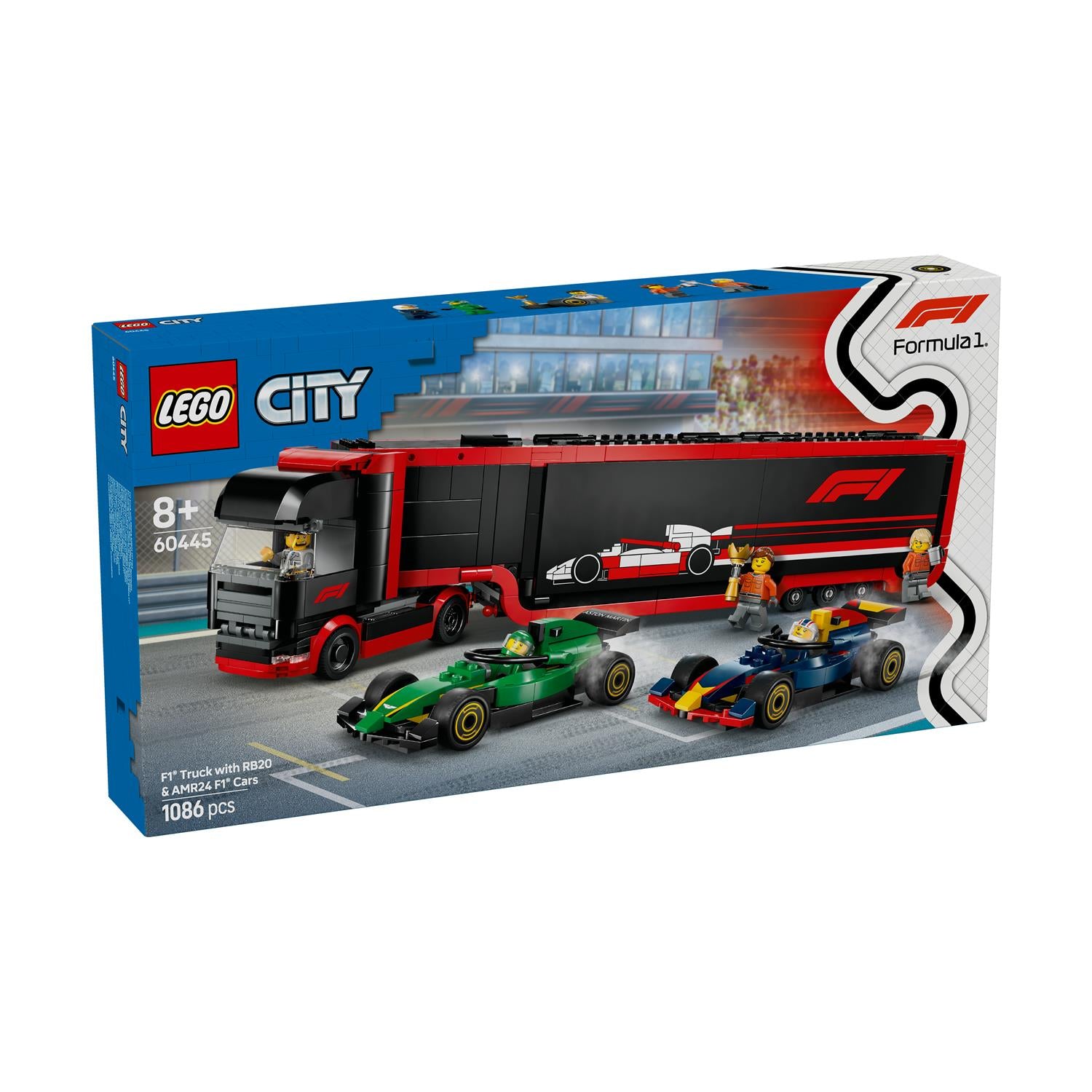 LEGO® City: F1® Truck with RB20 & AMR24 F1® Cars (60445) - Sunday Habit
