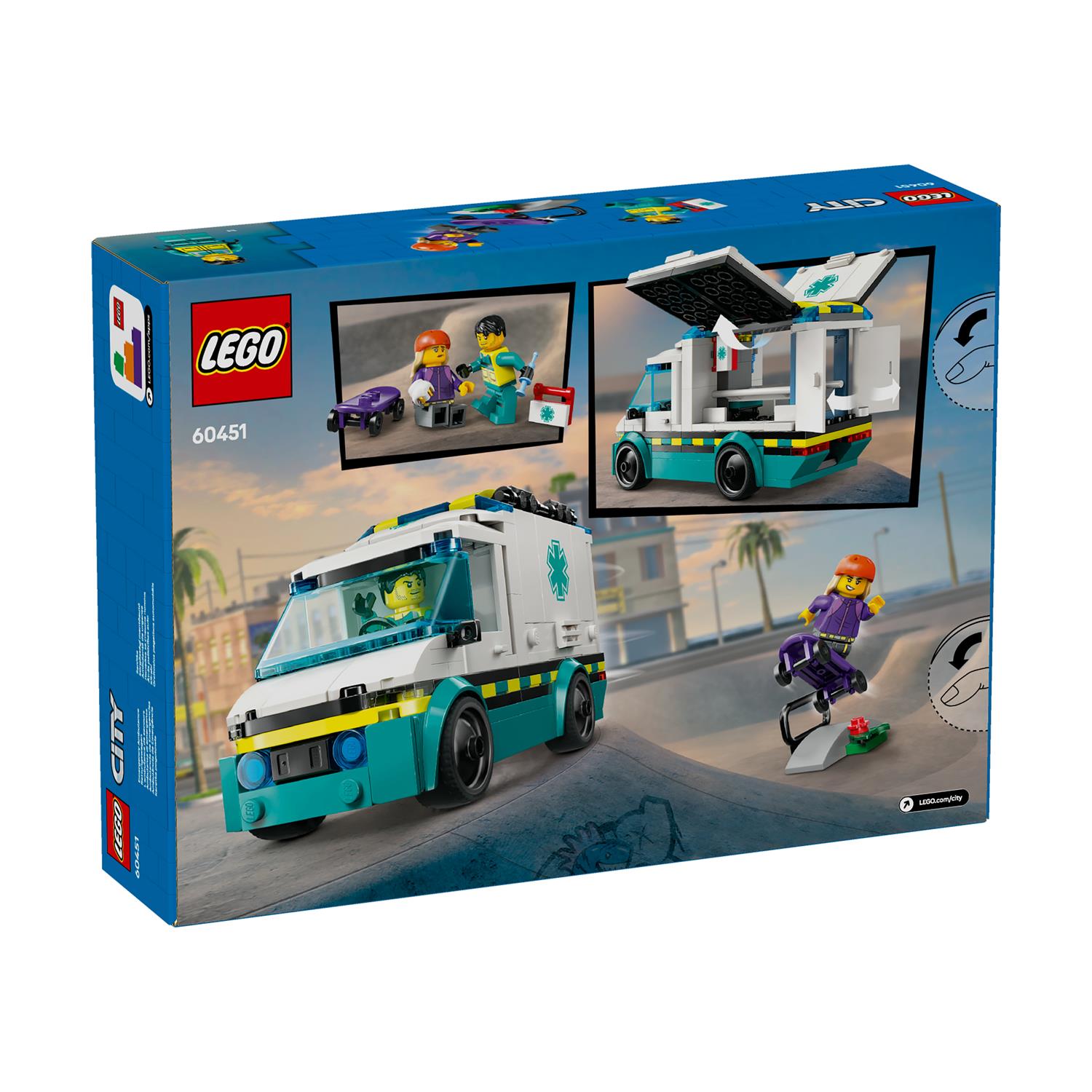 LEGO® City: Emergency Ambulance (60451) - Sunday Habit