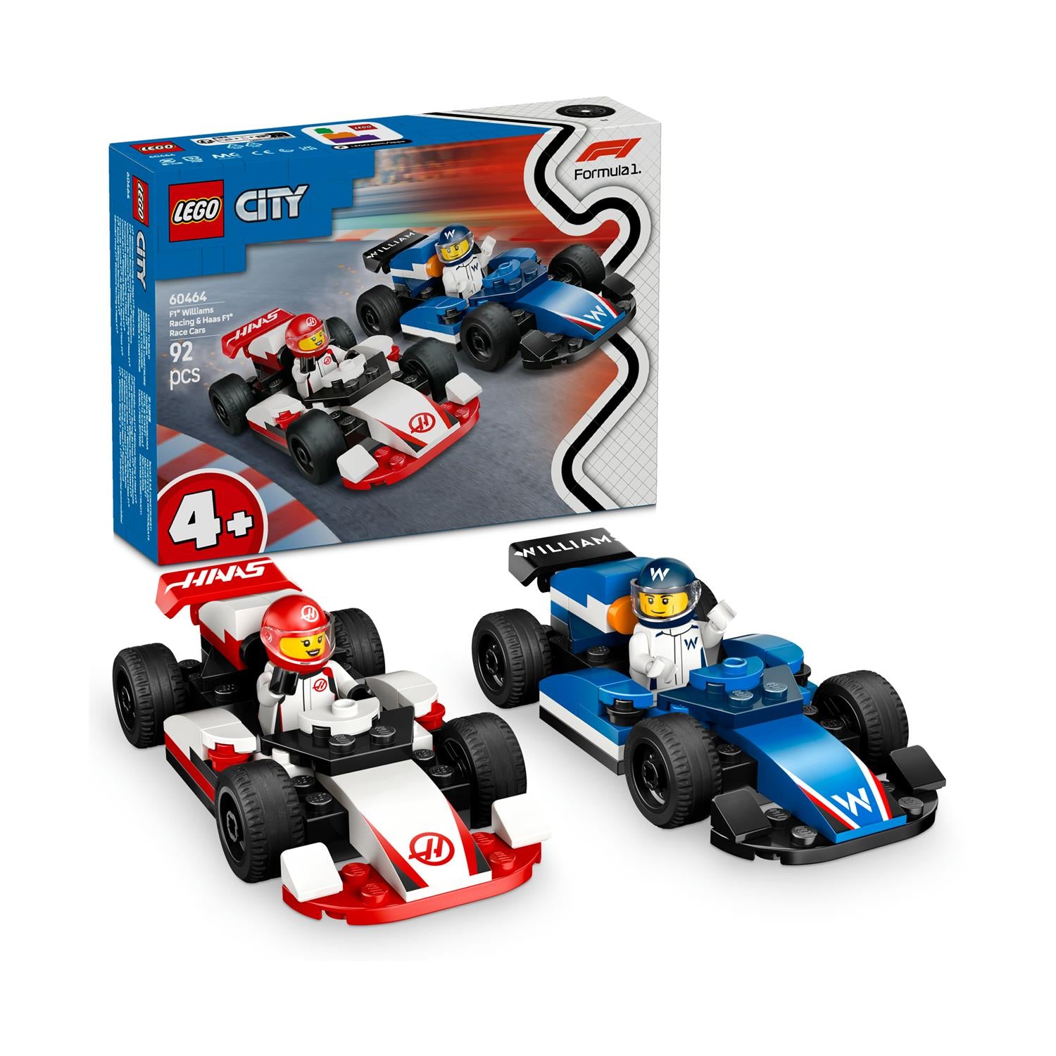 LEGO® City: F1® Williams Racing & Haas F1® Race Cars (60464) - Sunday Habit