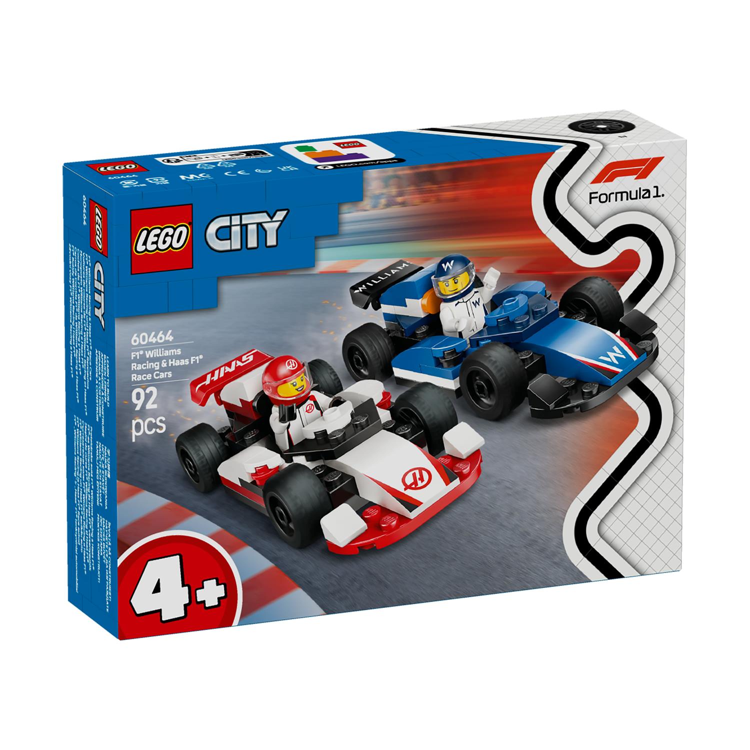 LEGO® City: F1® Williams Racing & Haas F1® Race Cars (60464) - Sunday Habit