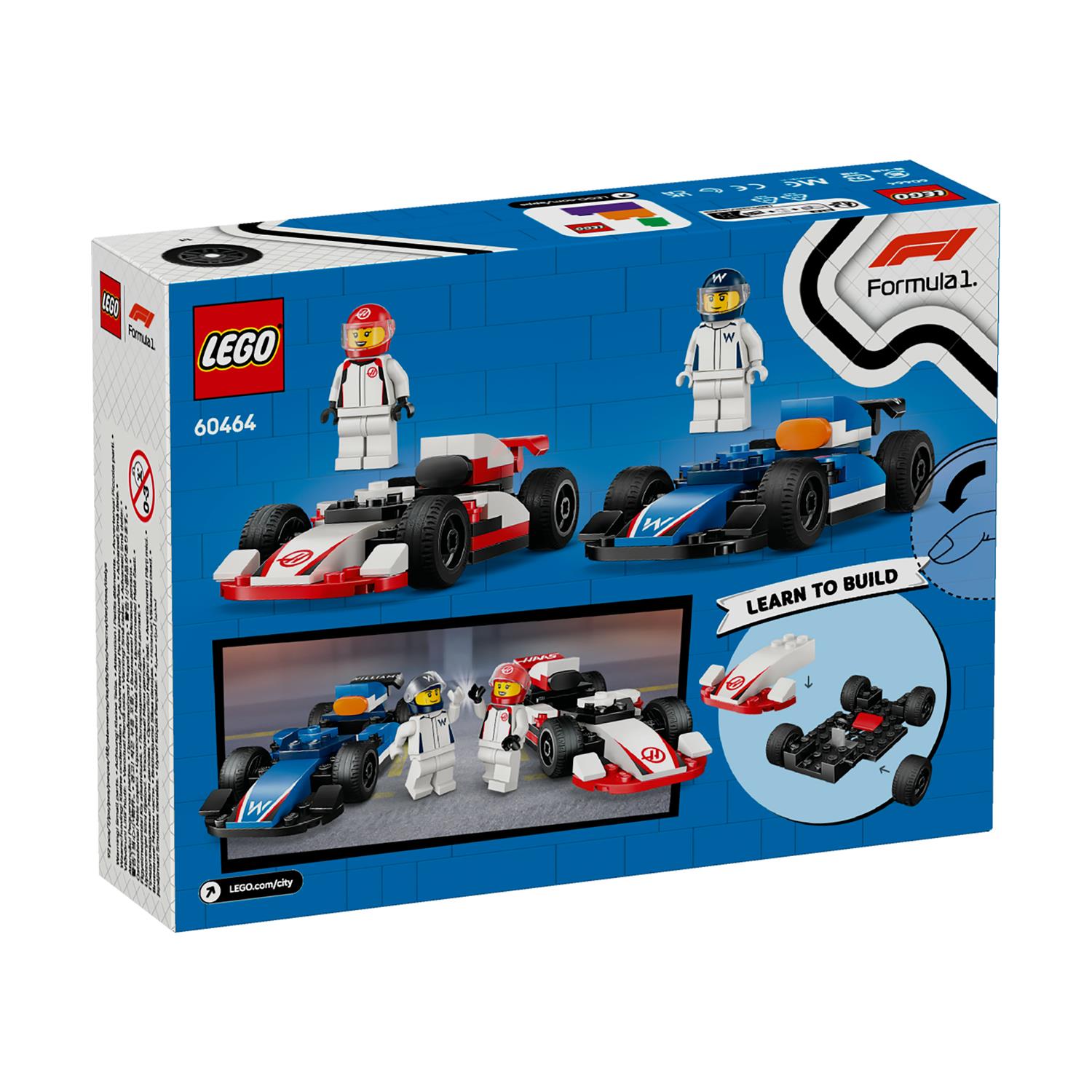 LEGO® City: F1® Williams Racing & Haas F1® Race Cars (60464) - Sunday Habit