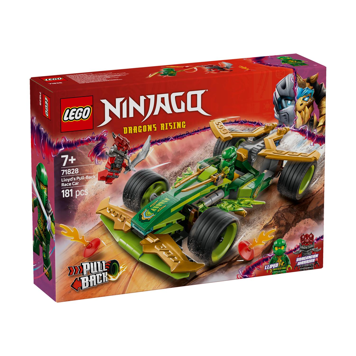 LEGO® NINJAGO®: Lloyd’s Pull-Back Race Car (71828) - Sunday Habit
