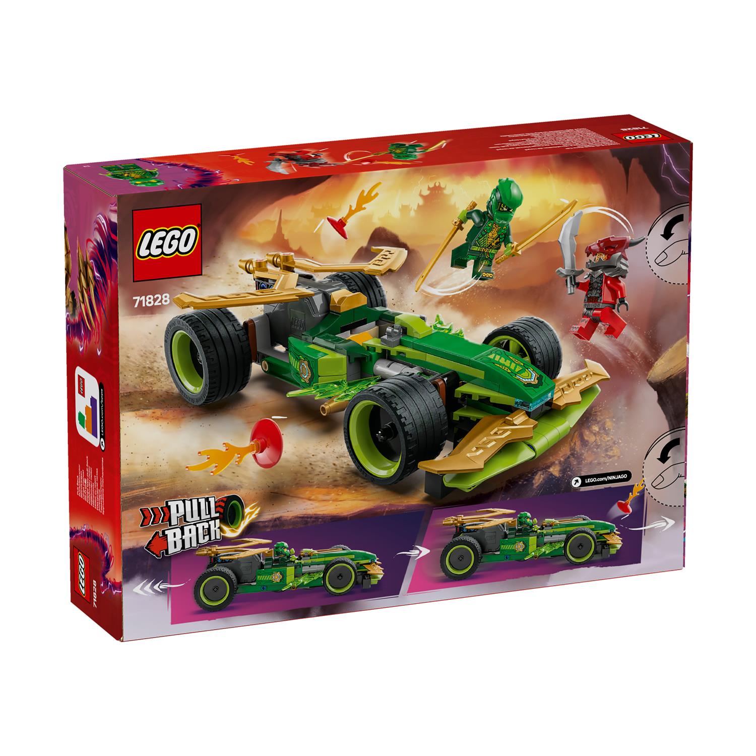 LEGO® NINJAGO®: Lloyd’s Pull-Back Race Car (71828) - Sunday Habit