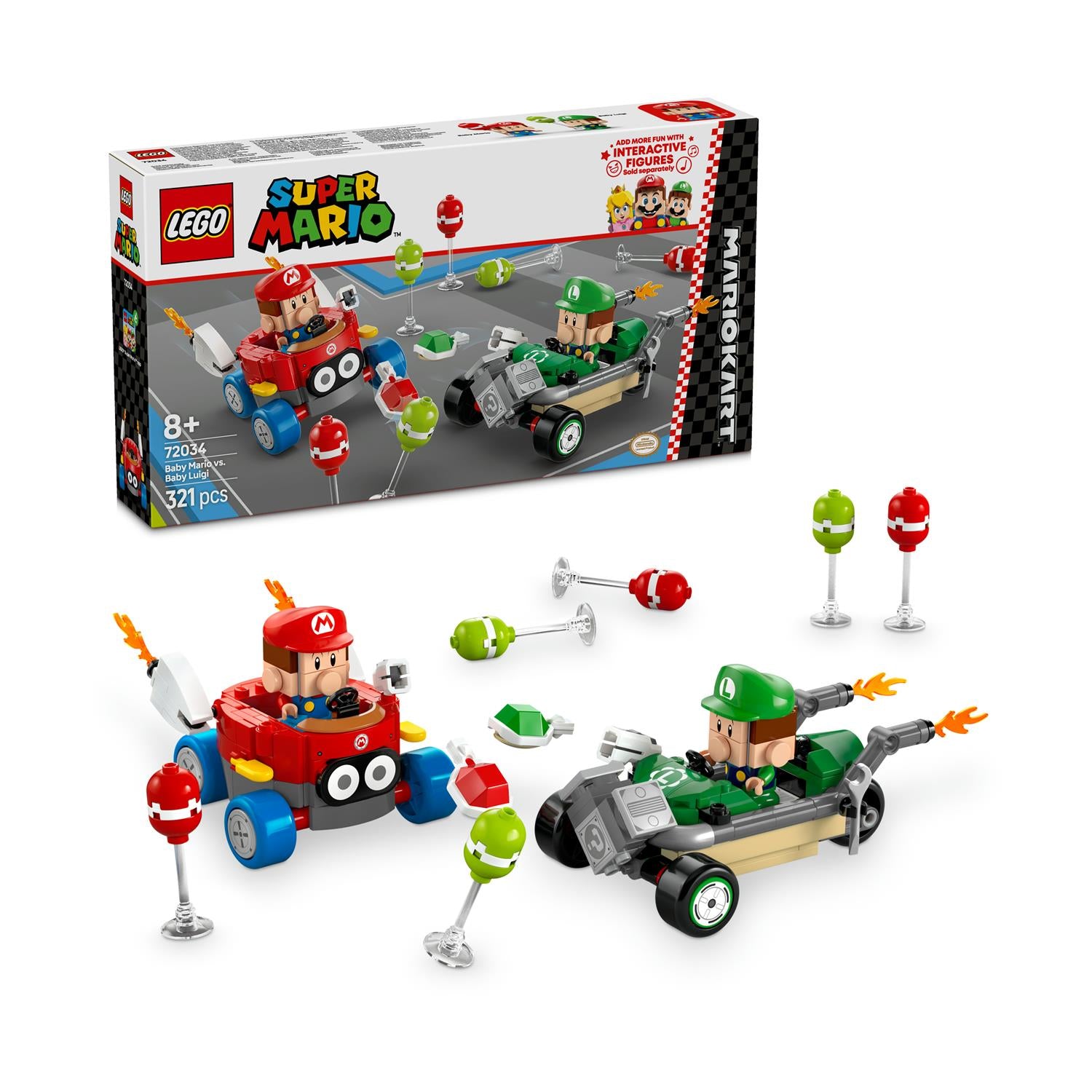LEGO® Super Mario™: Mario Kart™ – Baby Mario vs. Baby Luigi (72034) - Sunday Habit