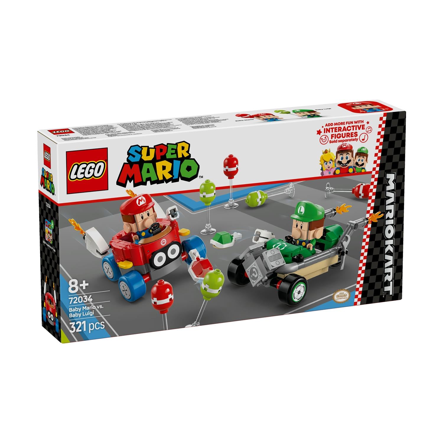 LEGO® Super Mario™: Mario Kart™ – Baby Mario vs. Baby Luigi (72034) - Sunday Habit