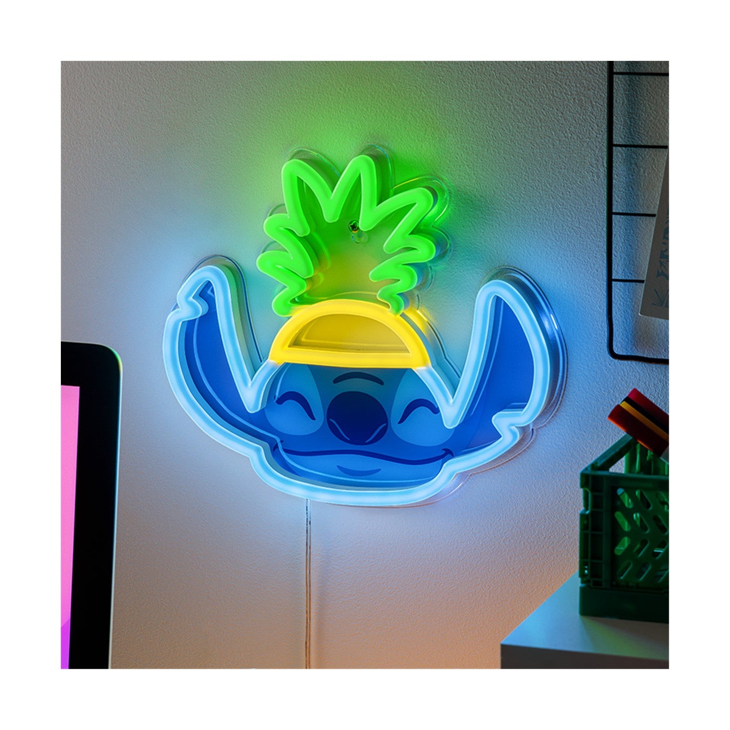 Paladone: Disney Stitch - Stitch Wall Mountable LED Neon Light (PP14685LSVN) - Sunday Habit