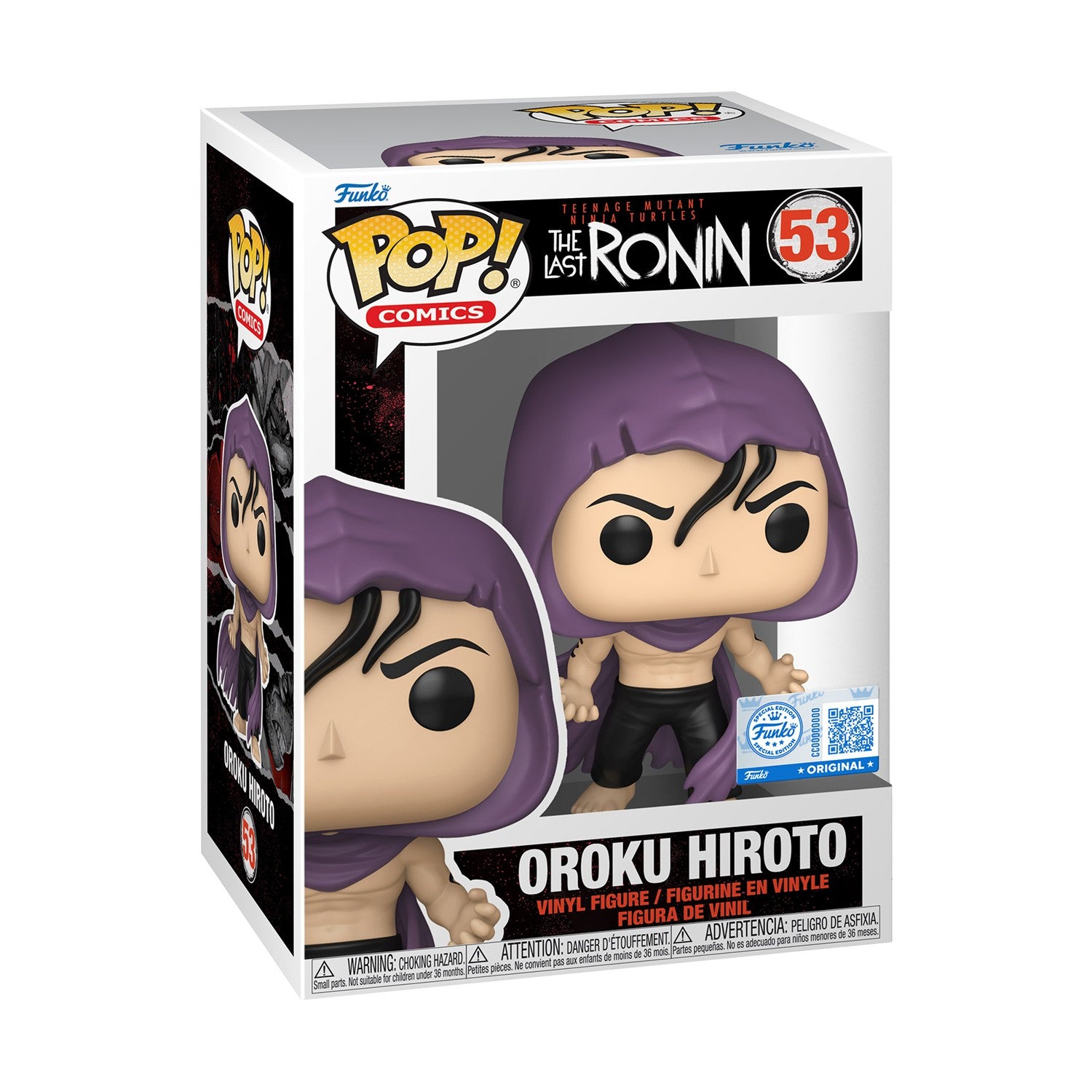 Funko Pop! Comics: Teenage Mutant Ninja Turtles The Last Ronin 2 - Oroku Hiroto (Special Edition) #53 Vinyl Figure - Sunday Habit