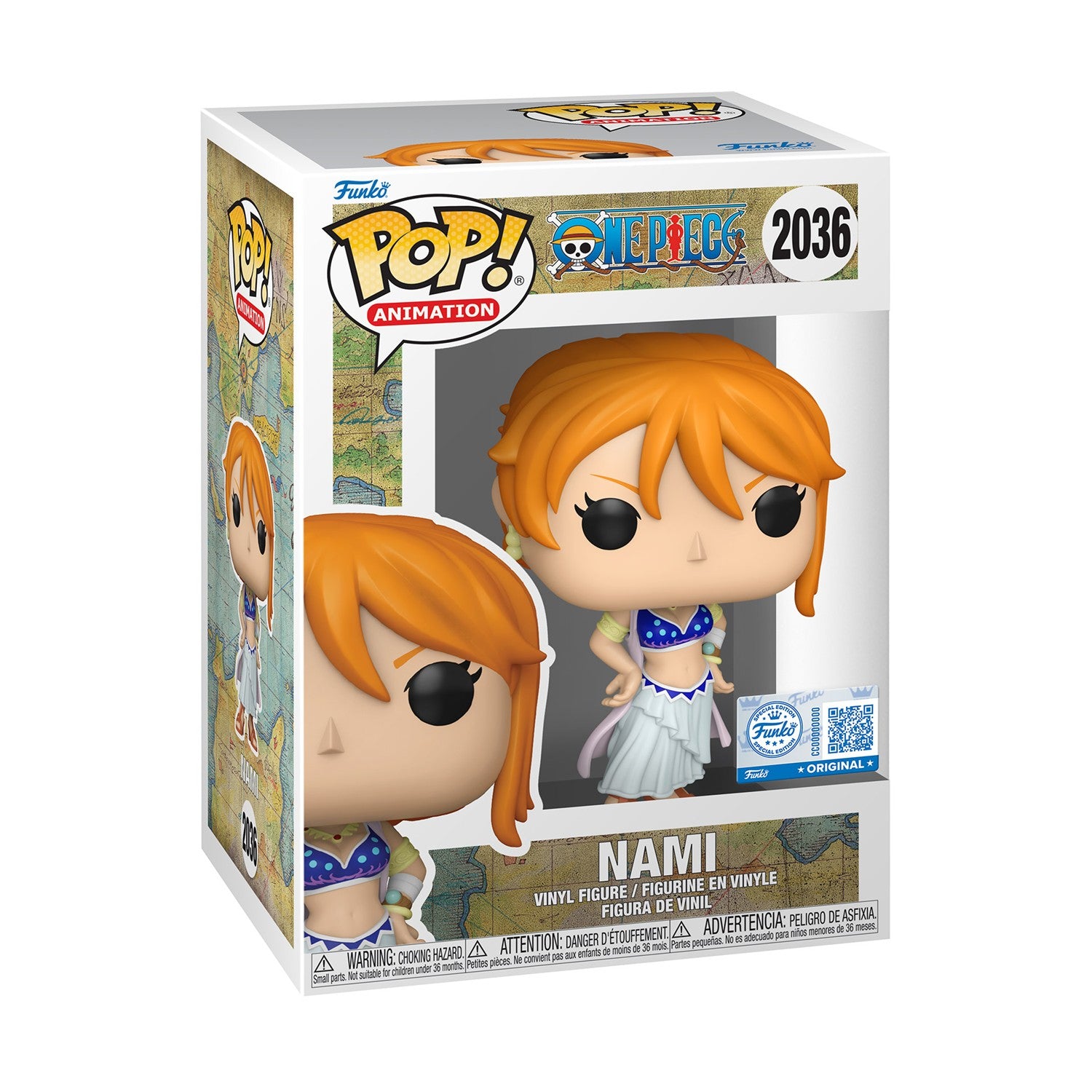 Funko Pop! Animation: One Piece - Nami (Alabasta) (Special Edition) #2036 Vinyl Figure - Sunday Habit