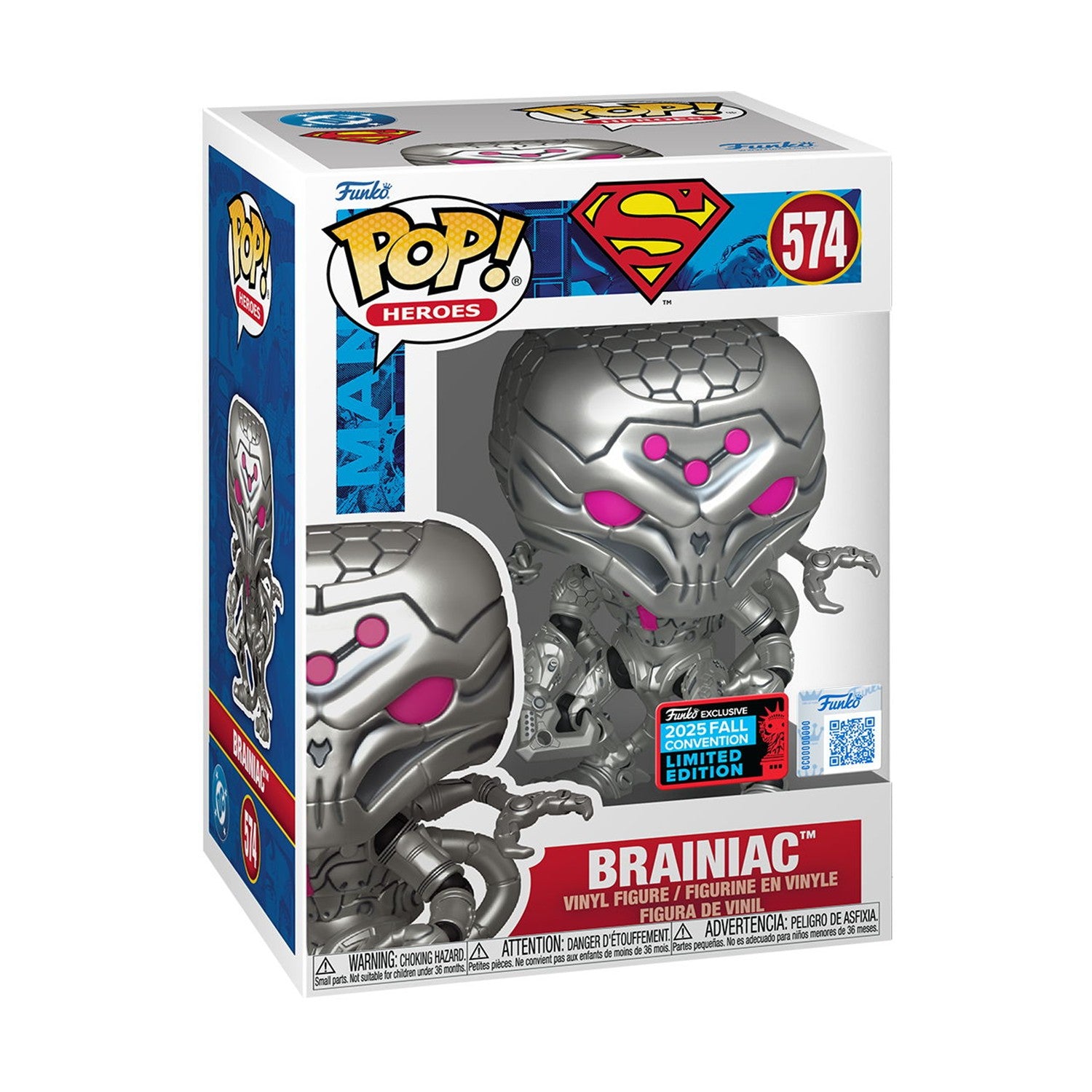 Funko Pop! Heroes: DC - Brainiac (Convention Special Edition) #574 Vinyl Figure - Sunday Habit