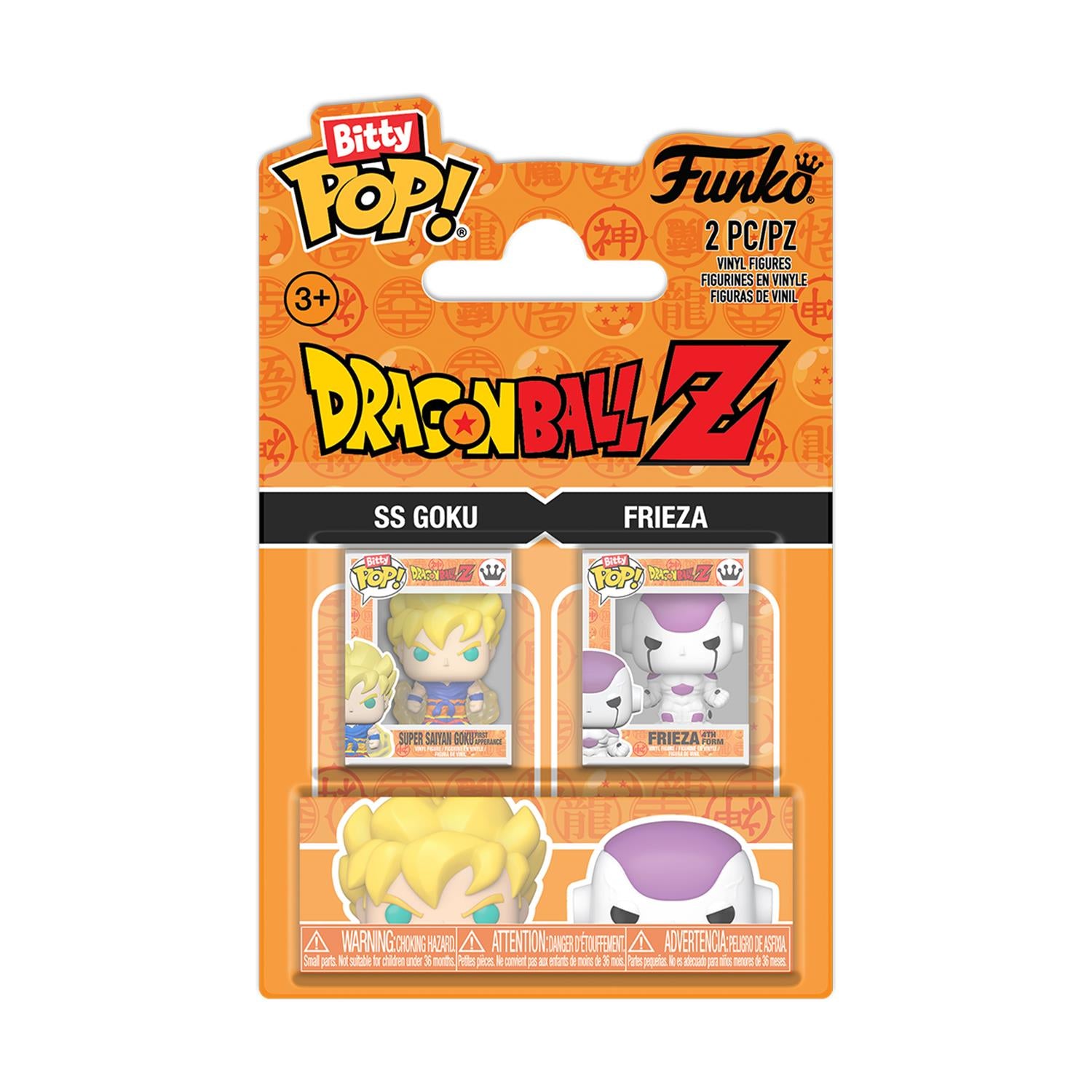 Funko Bitty Pop! 2-Pack: Dragon Ball Z - SS Goku & Frieza Vinyl Figures - Sunday Habit