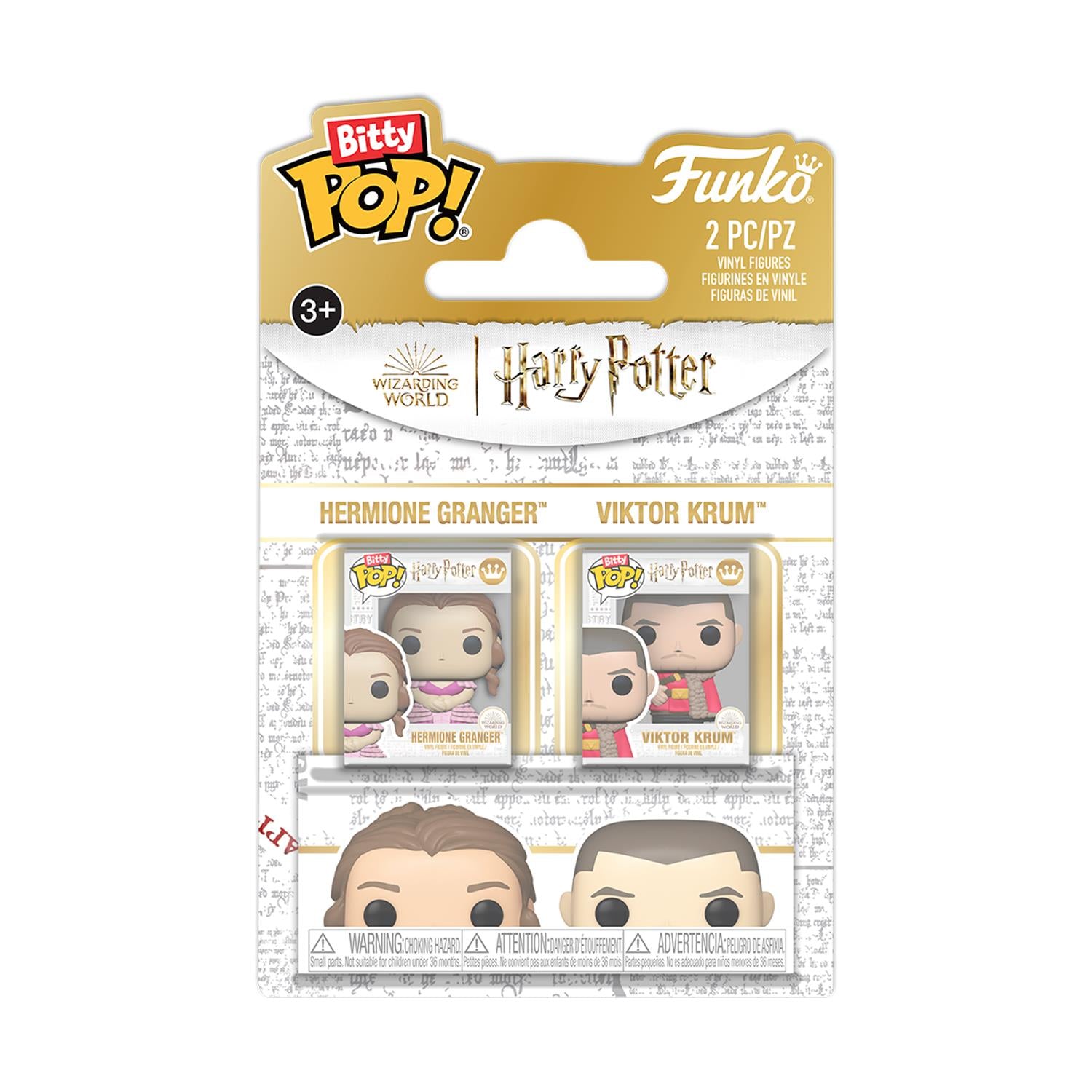 Funko Bitty Pop! 2-Pack: Harry Potter - Hermione Granger & Viktor Krum Vinyl Figures - Sunday Habit