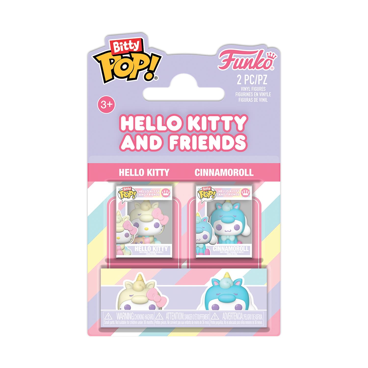 Funko Bitty Pop! 2-Pack: Hello Kitty & Friends - Hello Kitty & Cinnamoroll Vinyl Figures - Sunday Habit