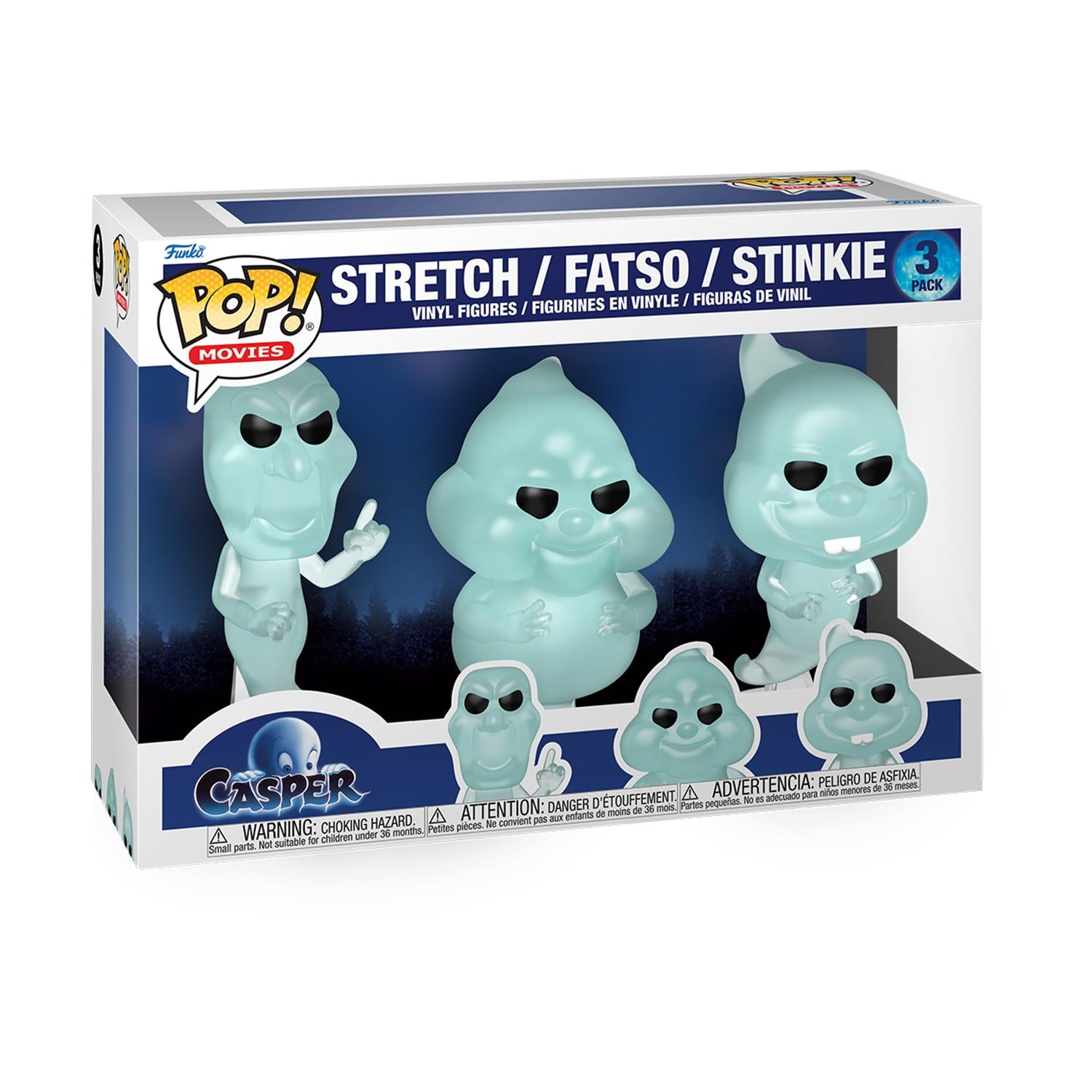 Funko Поп 3-Пакет Филми Casper Stretch Fatso Stinkie Винил Фигури - Sunday Habit