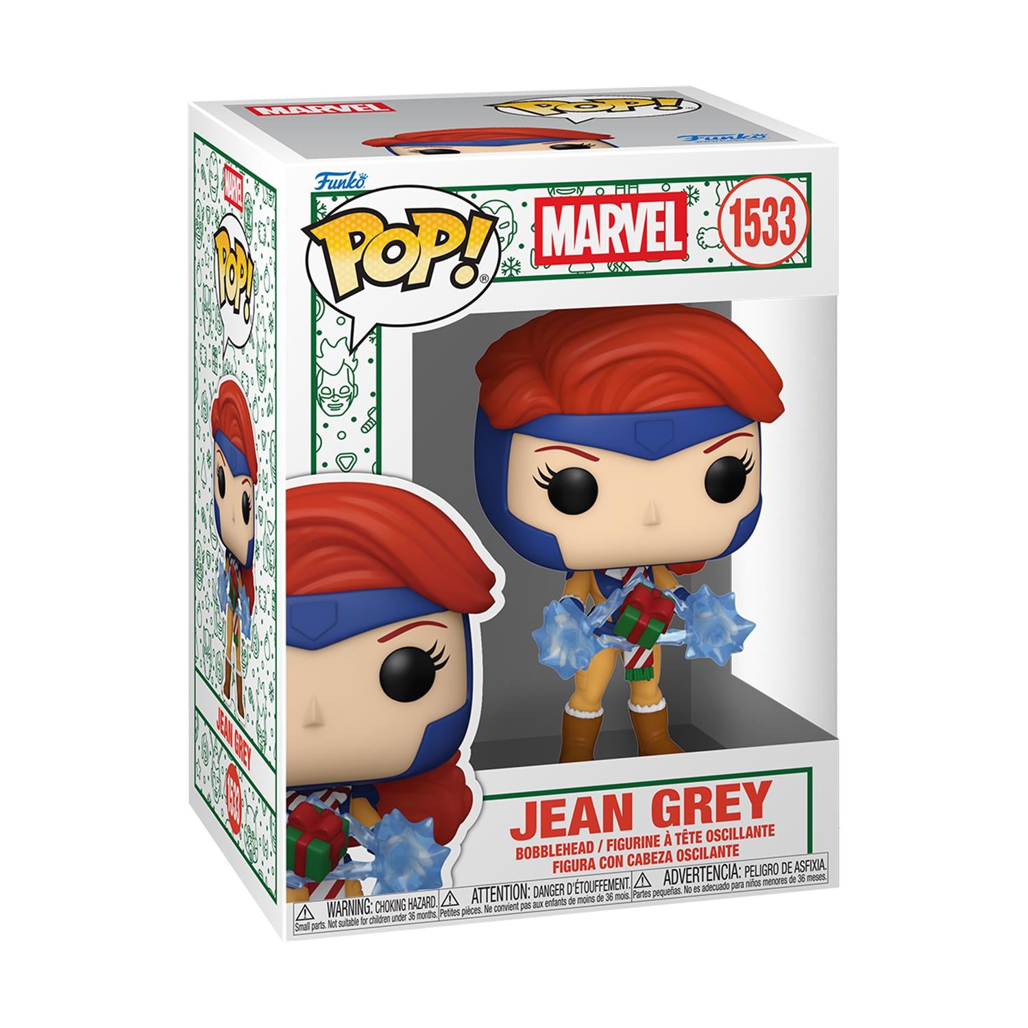 Funko Pop! Marvel: Marvel Holidays - Jean Grey #1533 Bobble-Head Vinyl Figure