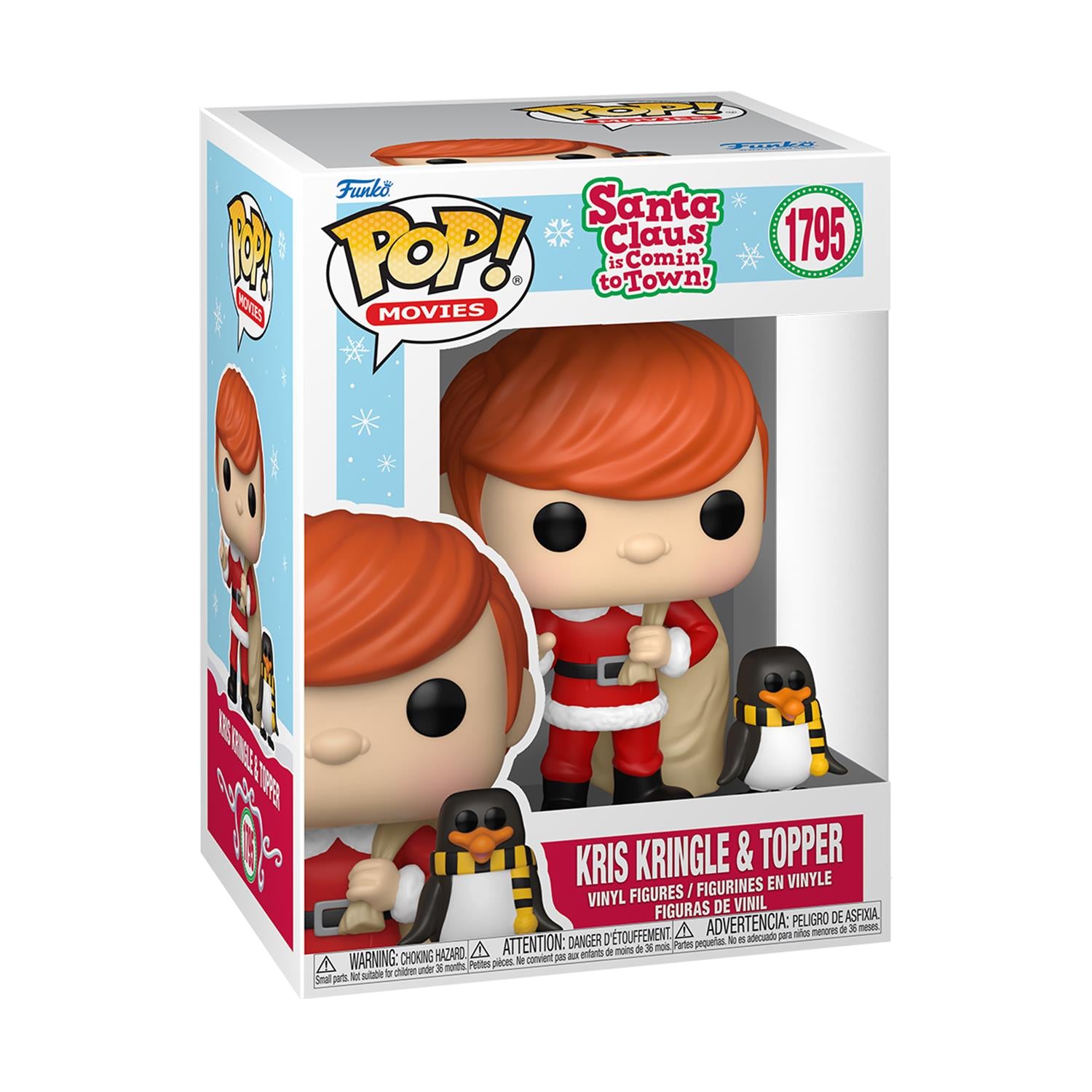 Funko Pop! Movies: Santa Claus is Comin' To Town! - Kris Kringle & Topper #1795 Vinyl Figures
