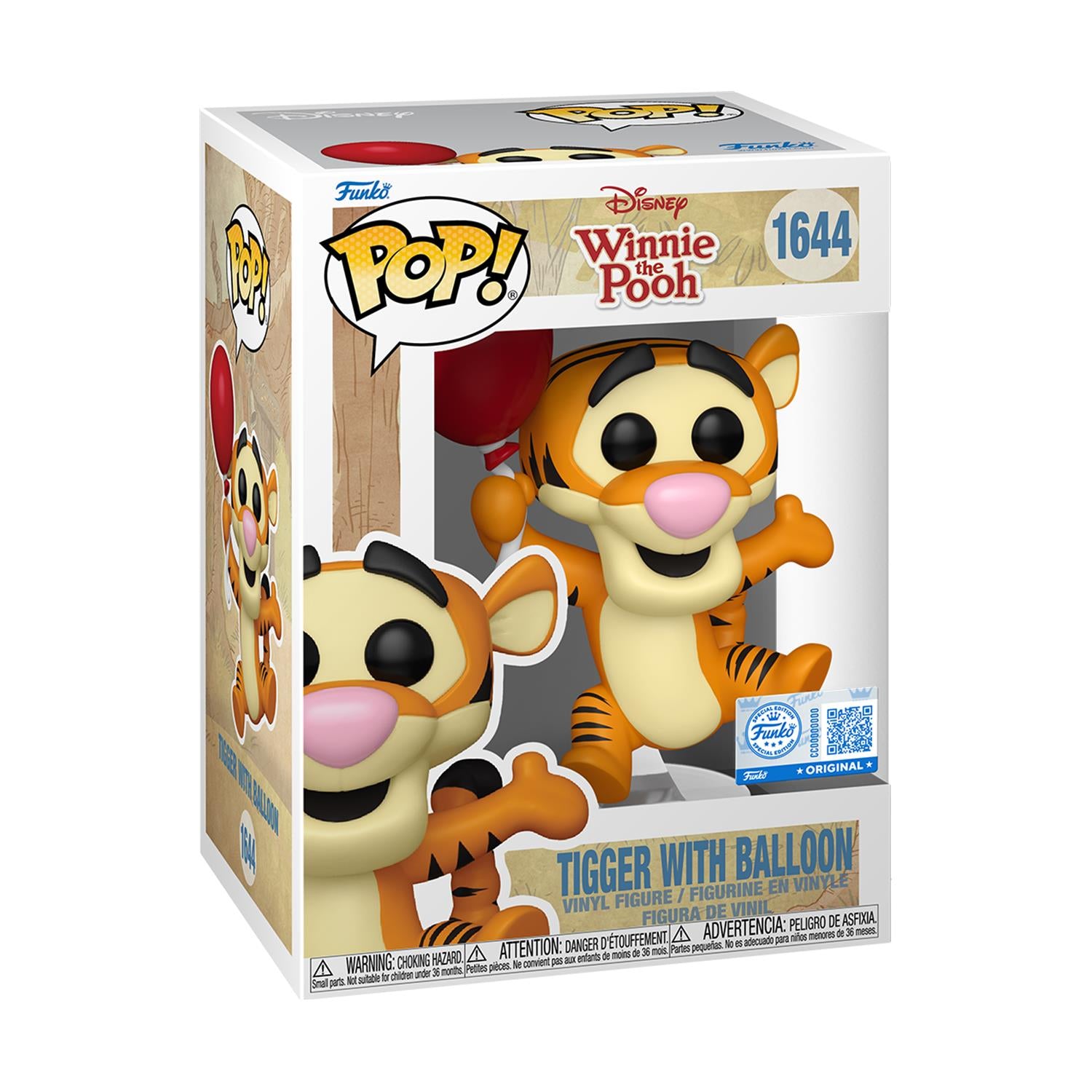 Funko Pop! Disney: Winnie The Pooh - Tigger with Balloon #1644 Vinyl Figure