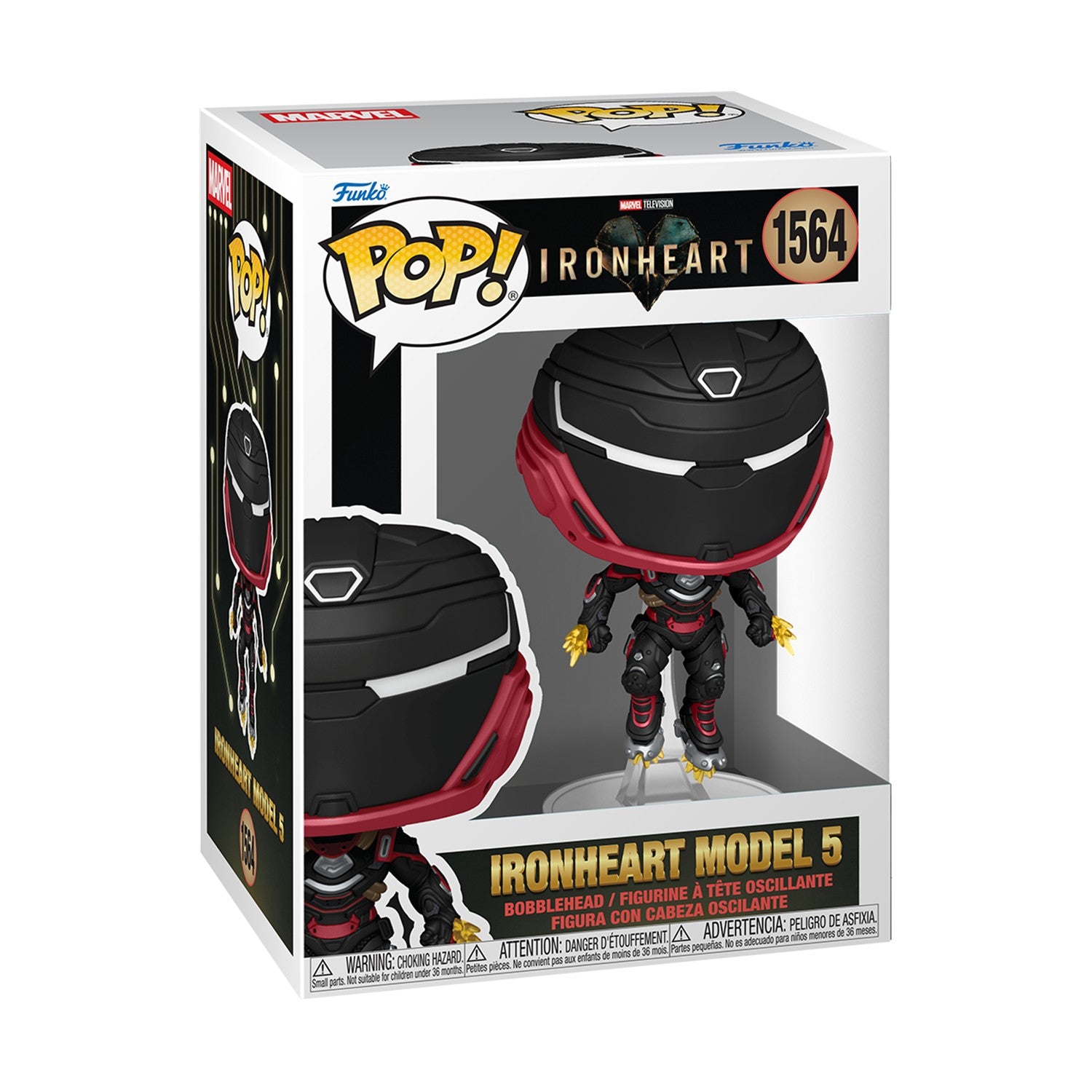 Funko Pop! Marvel: Ironheart - Ironheart Model 5 #1564 Bobble-Head Vinyl Figure