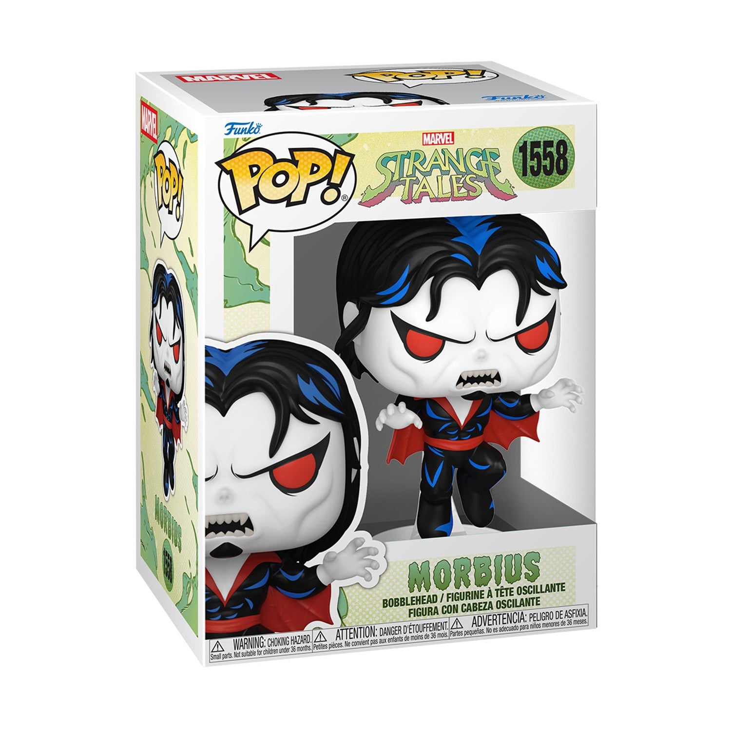 Funko Pop! Marvel: Strange Tales - Morbius #1558 Bobble-Head Vinyl Figure