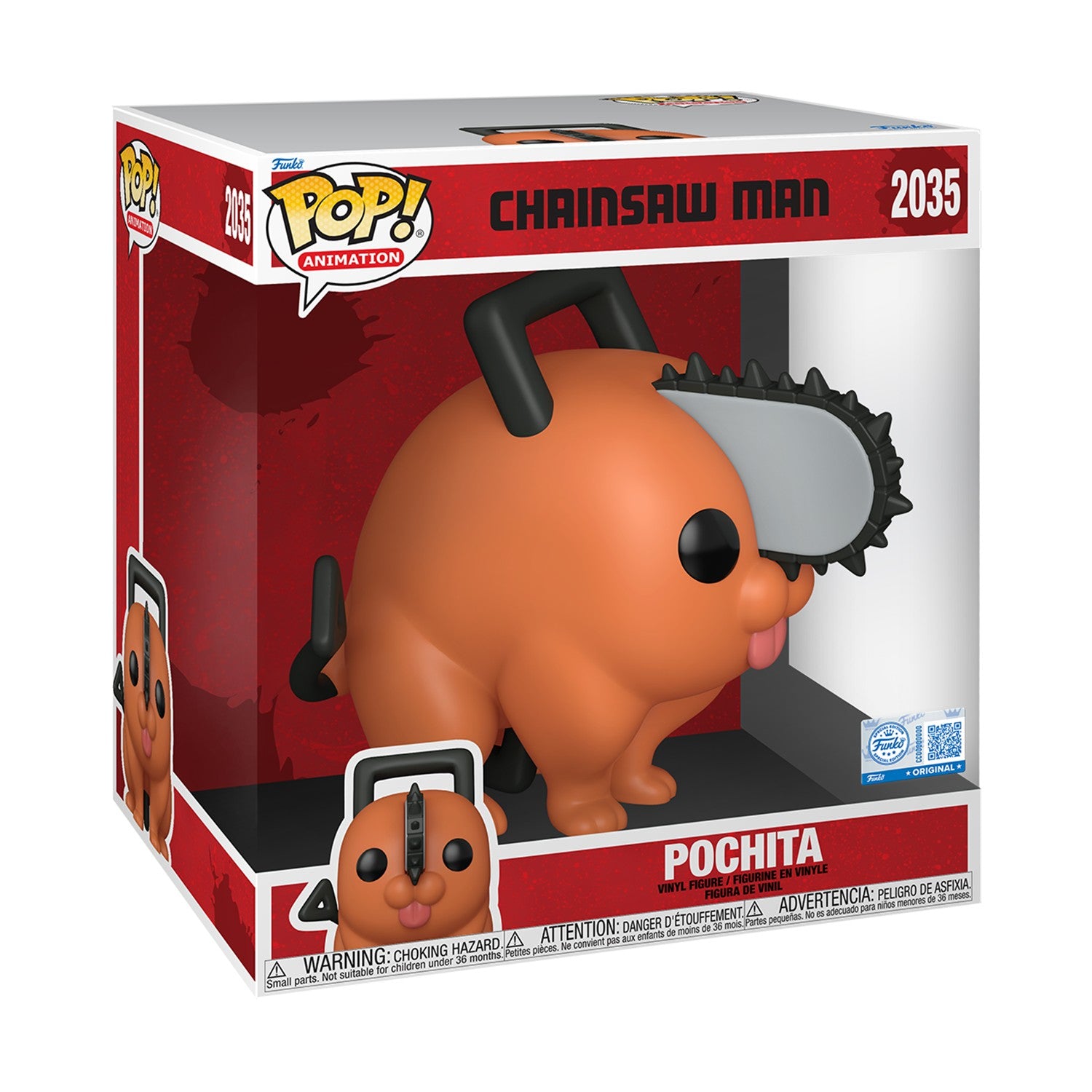 Funko Pop! Jumbo: Chainsaw Man - Pochita #2035 Vinyl Figure (10")