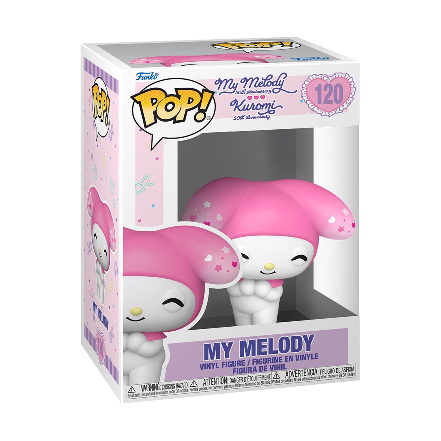 Funko Pop! Sanrio:(50th Ann.) Kuromi (20th Ann.) - My Melody #120 Vinyl Figure